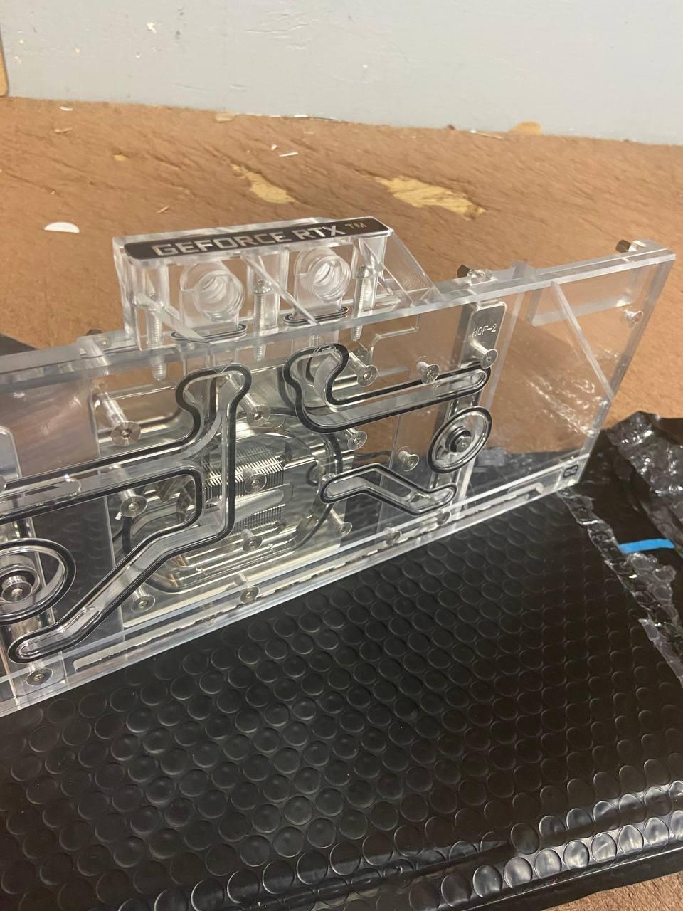 Alphacool Eisblock Aurora Acryl GPX-N RTX 3090/3080 Ti HOF with Backplate (11967