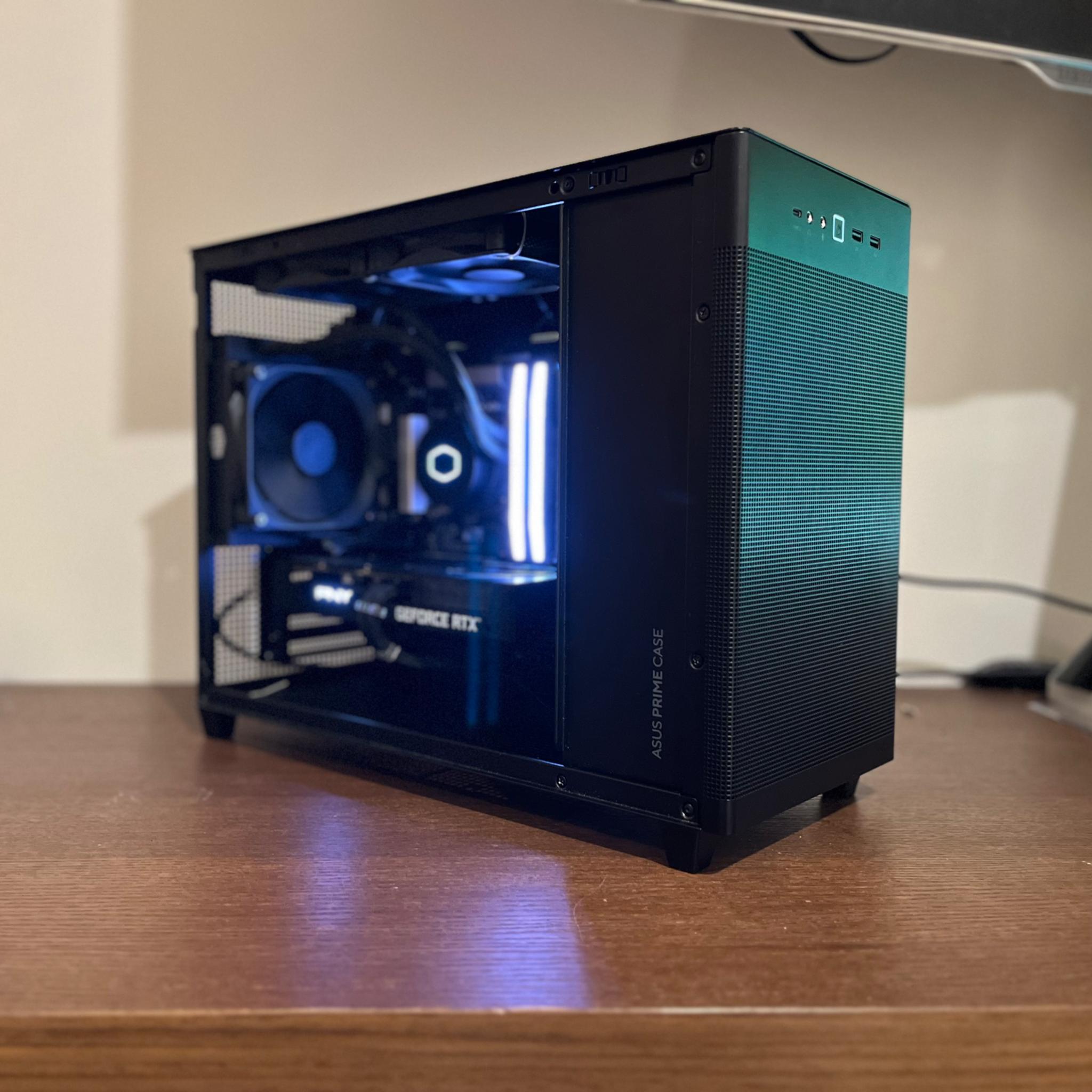 Intel i7 13700F | RTX 3060 Ti | Midnight Moon ⚫️🌙 Gaming PC