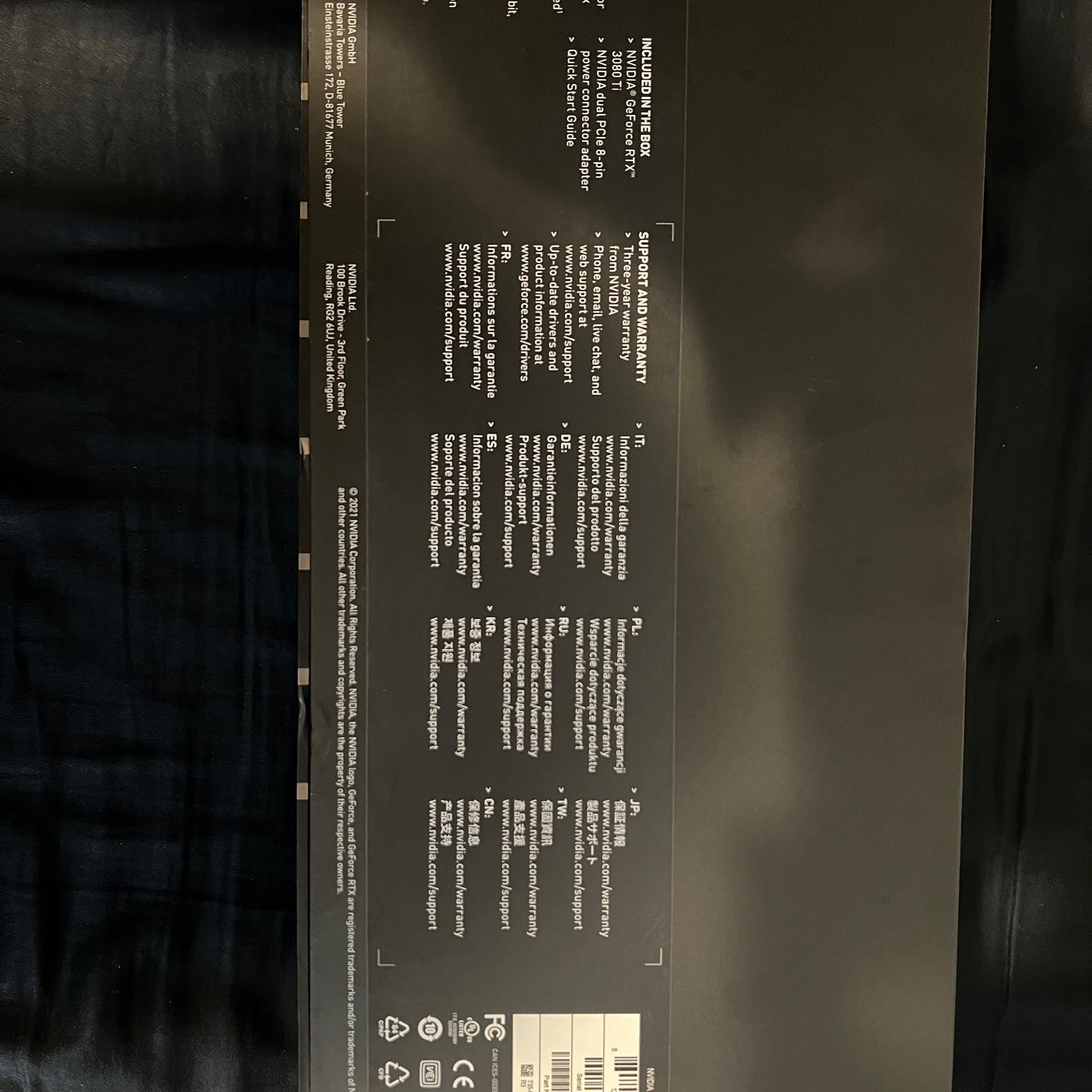 Geforce RTX 3080 Ti Founders Edition- Used in excellent condition
