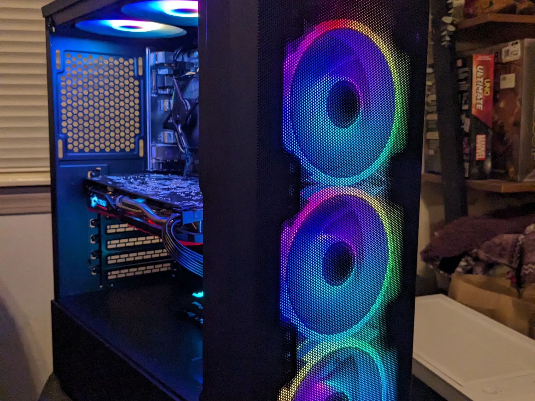 FREE SHIP || "RGBeam" || i5-7600, 16GB RAM, RX 470 8GB, 480GB SSD, Win11, WiFi