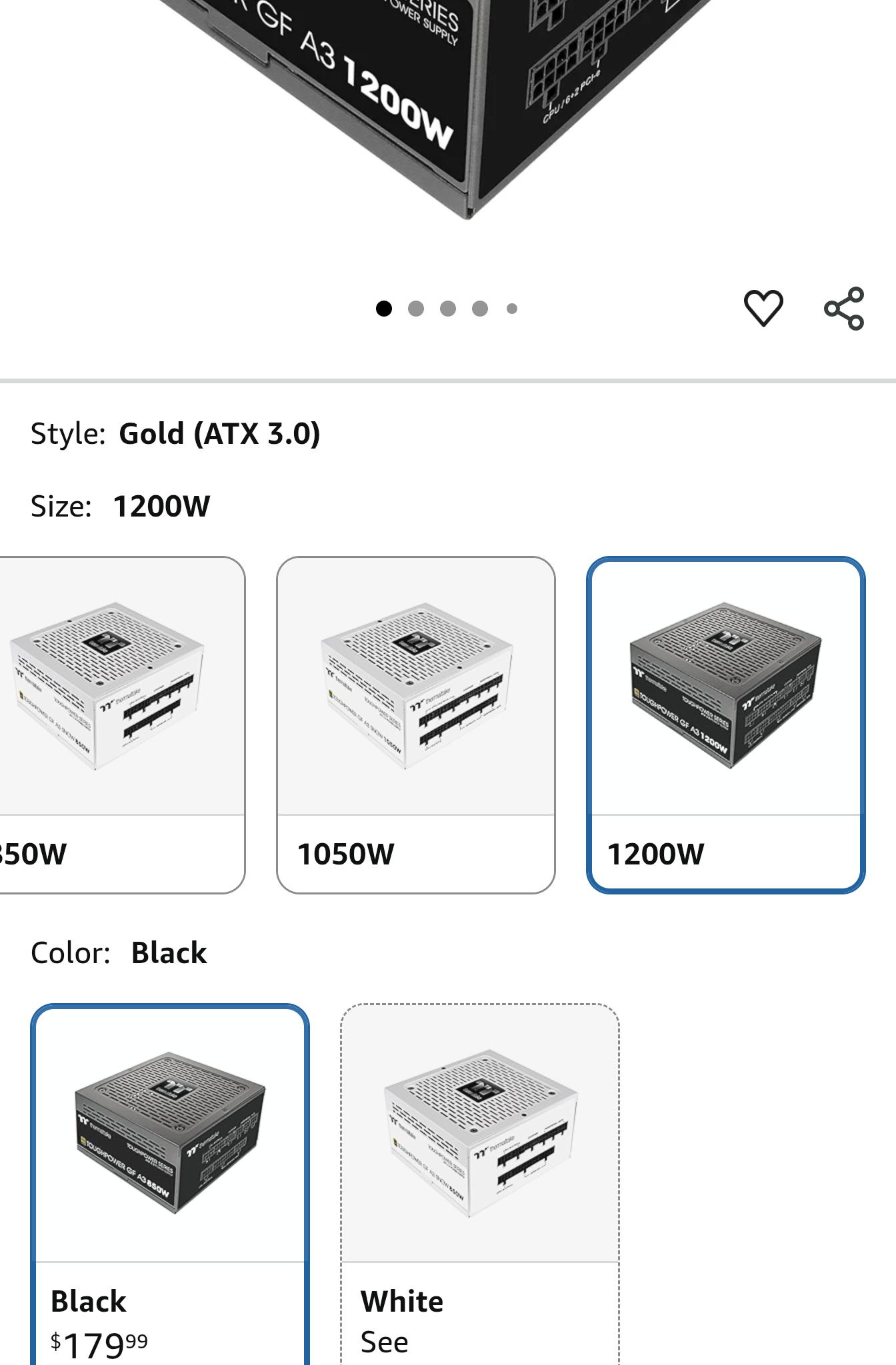 Thermaltake Toughpower GF3 1200W