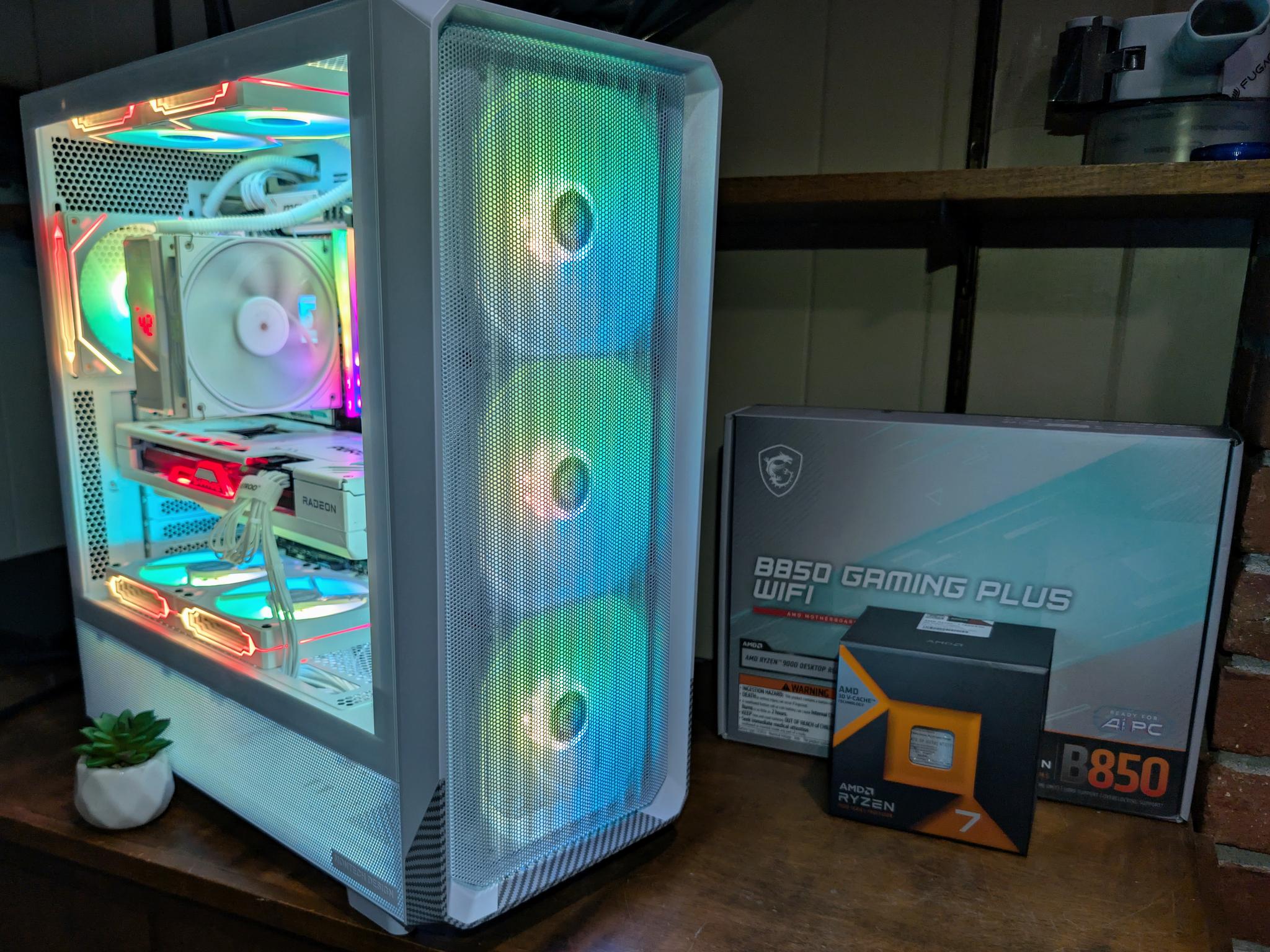 All-White Custom Gaming PC | AMD 7800X3D | Sapphire Pure 7800XT 16GB | 32GB DDR5 6000MT/s | 1.25TB