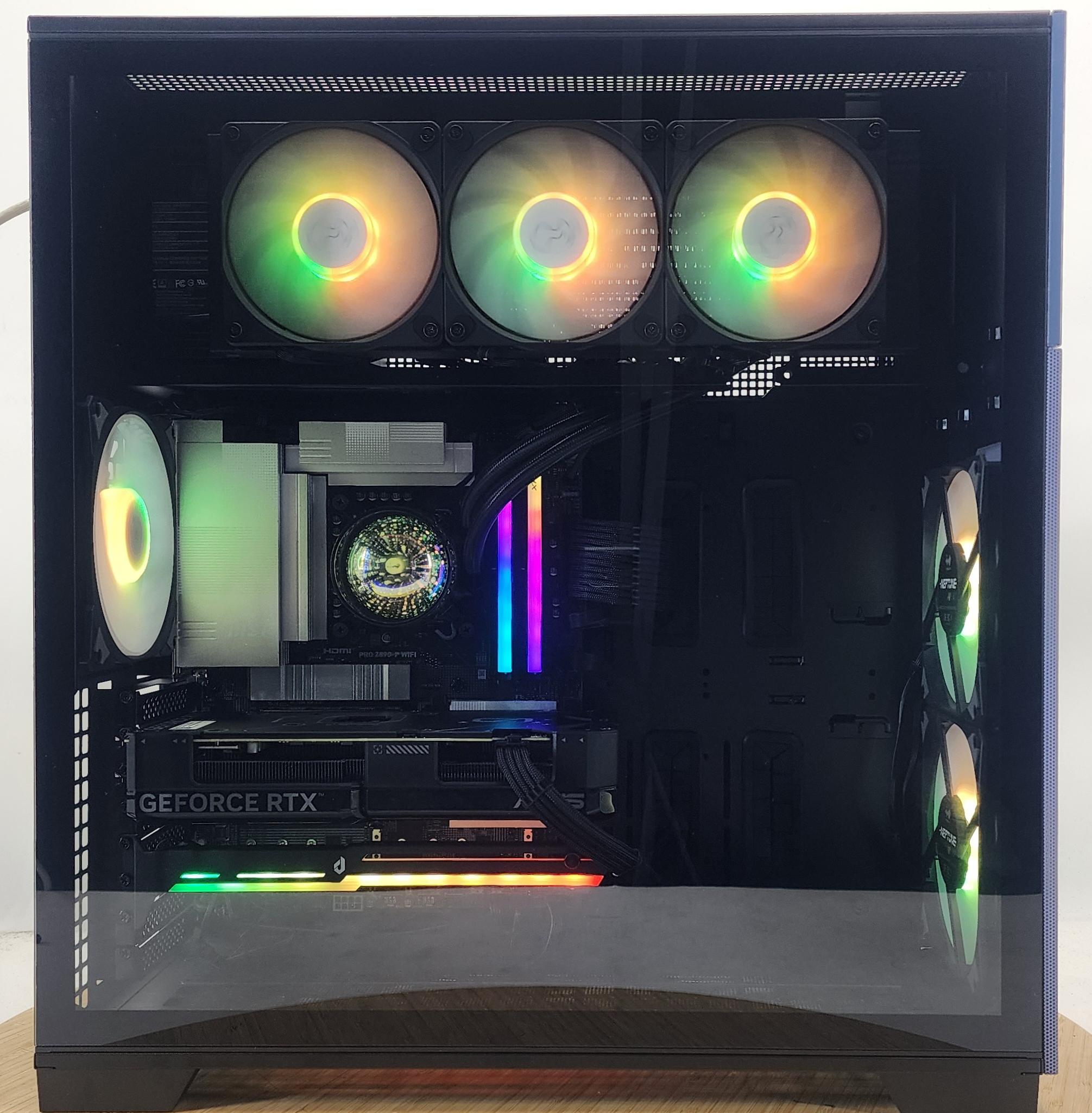 Gaming PC Ultra 7 265K 32GB RAM 1TB SSD RTX 4070 12GB Windows 11 Computer
