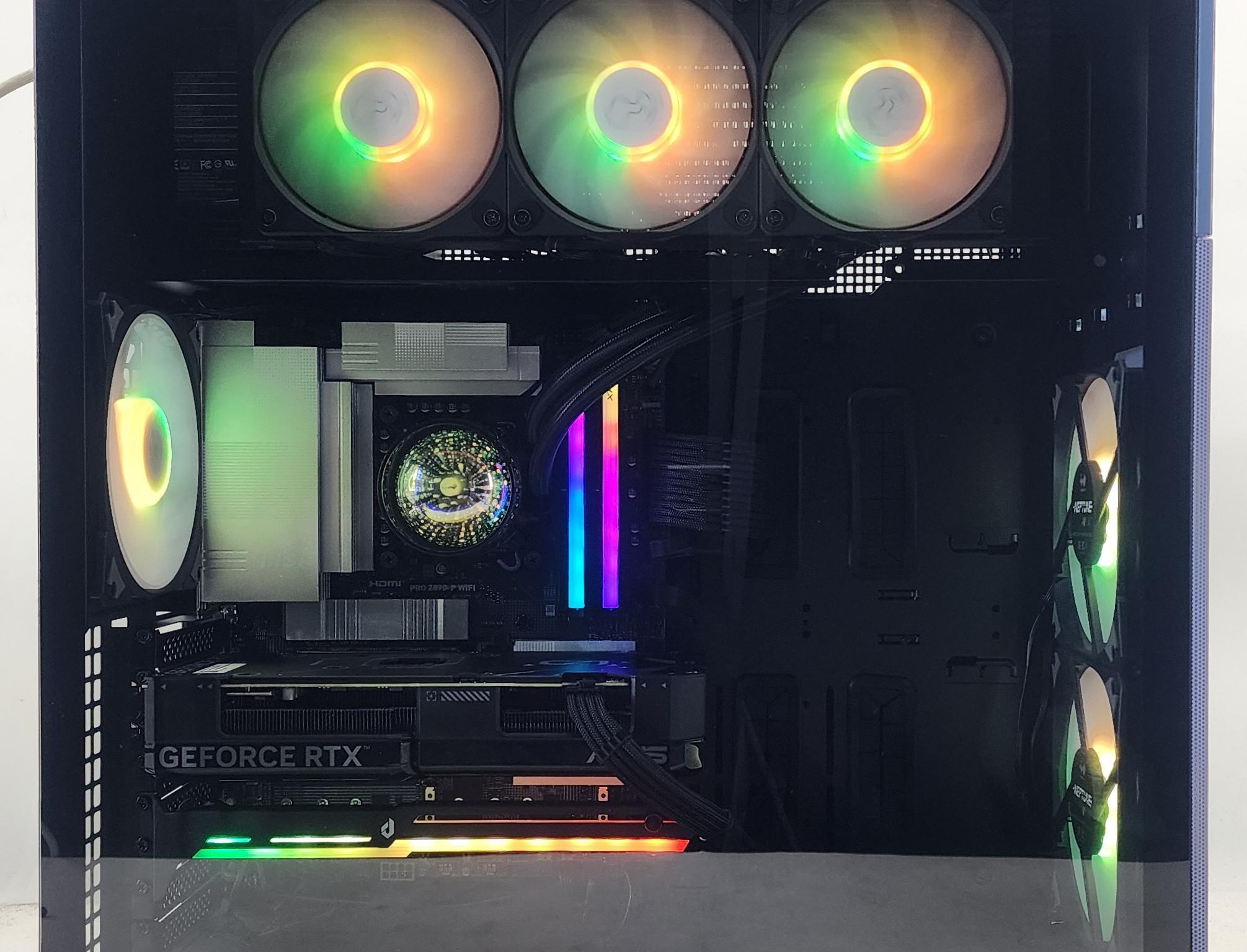 Gaming PC Ultra 7 265K 32GB RAM 1TB SSD RTX 4070 12GB Windows 11 Computer