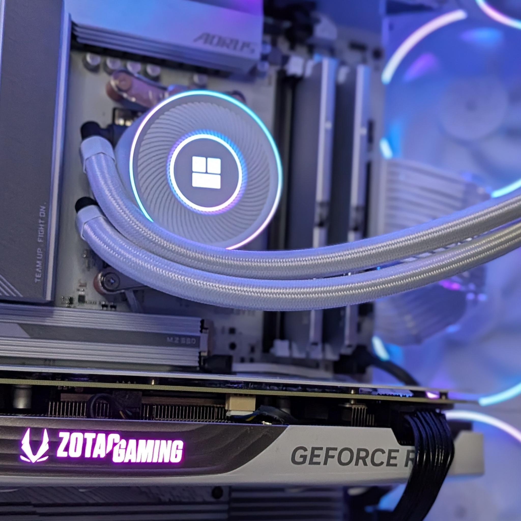❄️WHITE RTX 4070 SUPER PC | RYZEN 7600X3D | 32GB DDR5 | 1TB NVMe + 480GB SATA | WIFI&BT | WINDOWS 11