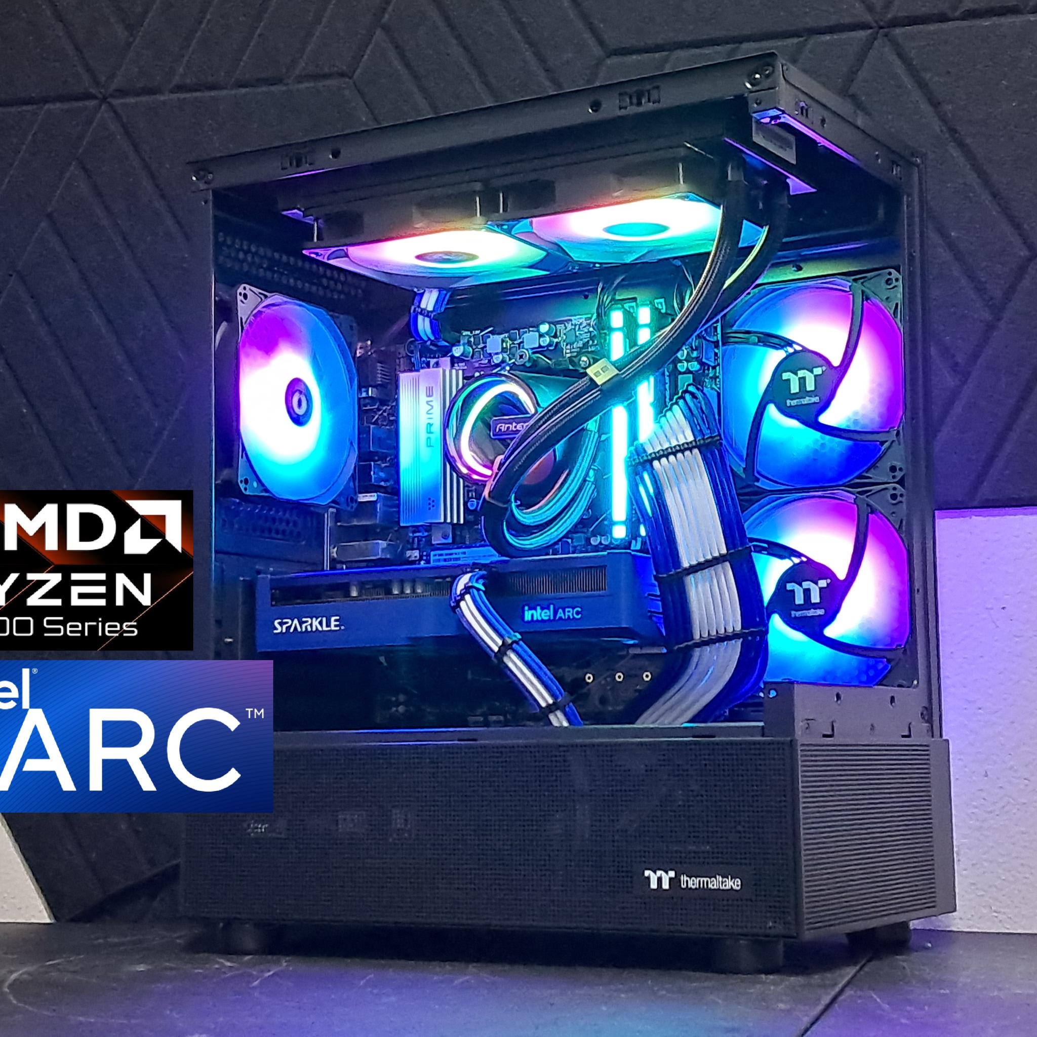 🟧🔵Ryzen/Arc Gaming PC🔵🟧 B570 10GB | Ryzen 5 8400F | 16GB DDR5 | 1TB NVMe SSD