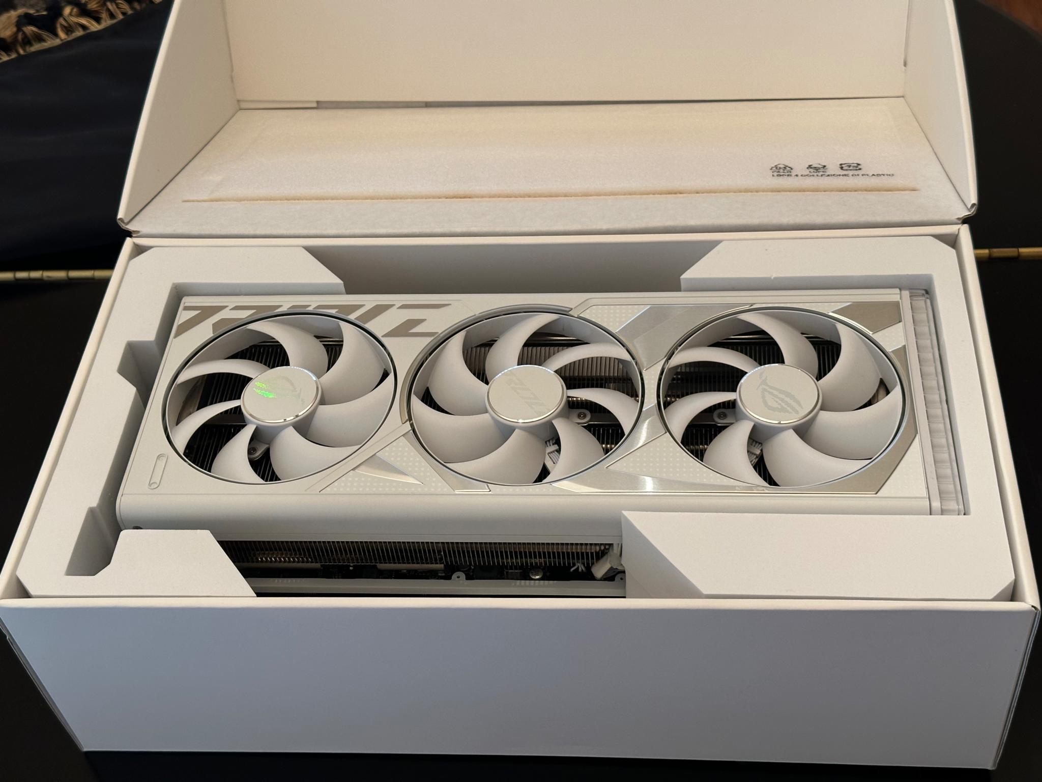 ASUS RTX 4090 White ROG Strix OC 24GB GDDR6X with original box