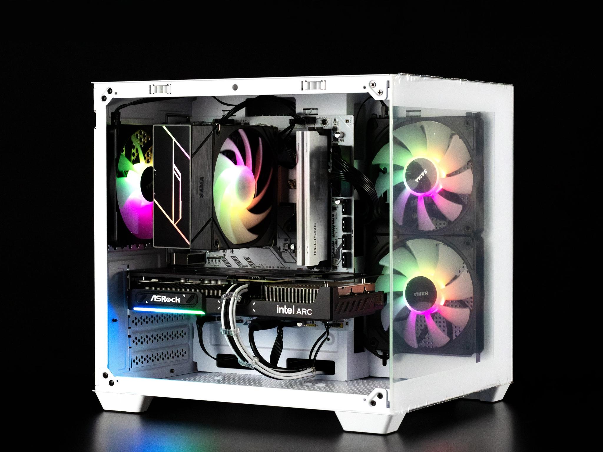 ⚫️🔵⚪️ ARC B570 | Ryzen 5 5600 | 32GB DDR4 | 1TB NVMe SSD