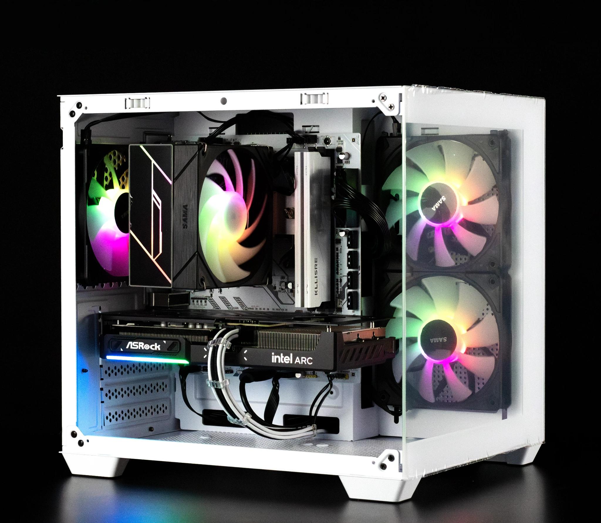 ⚫️🔵⚪️ ARC B570 | Ryzen 5 5600 | 32GB DDR4 | 1TB NVMe SSD