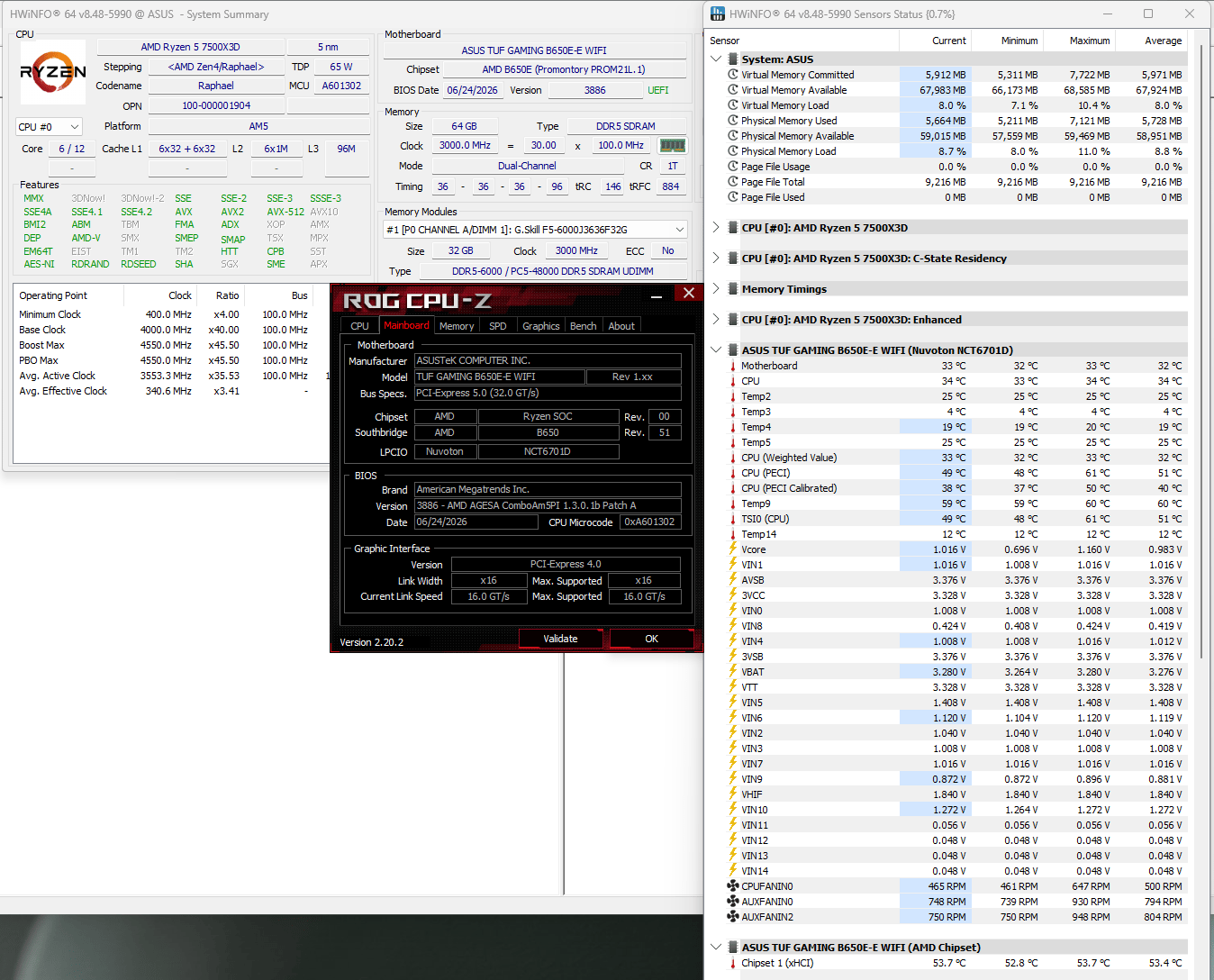 Asus TUF GAMING B650E-E WIFI (Motherboard)
