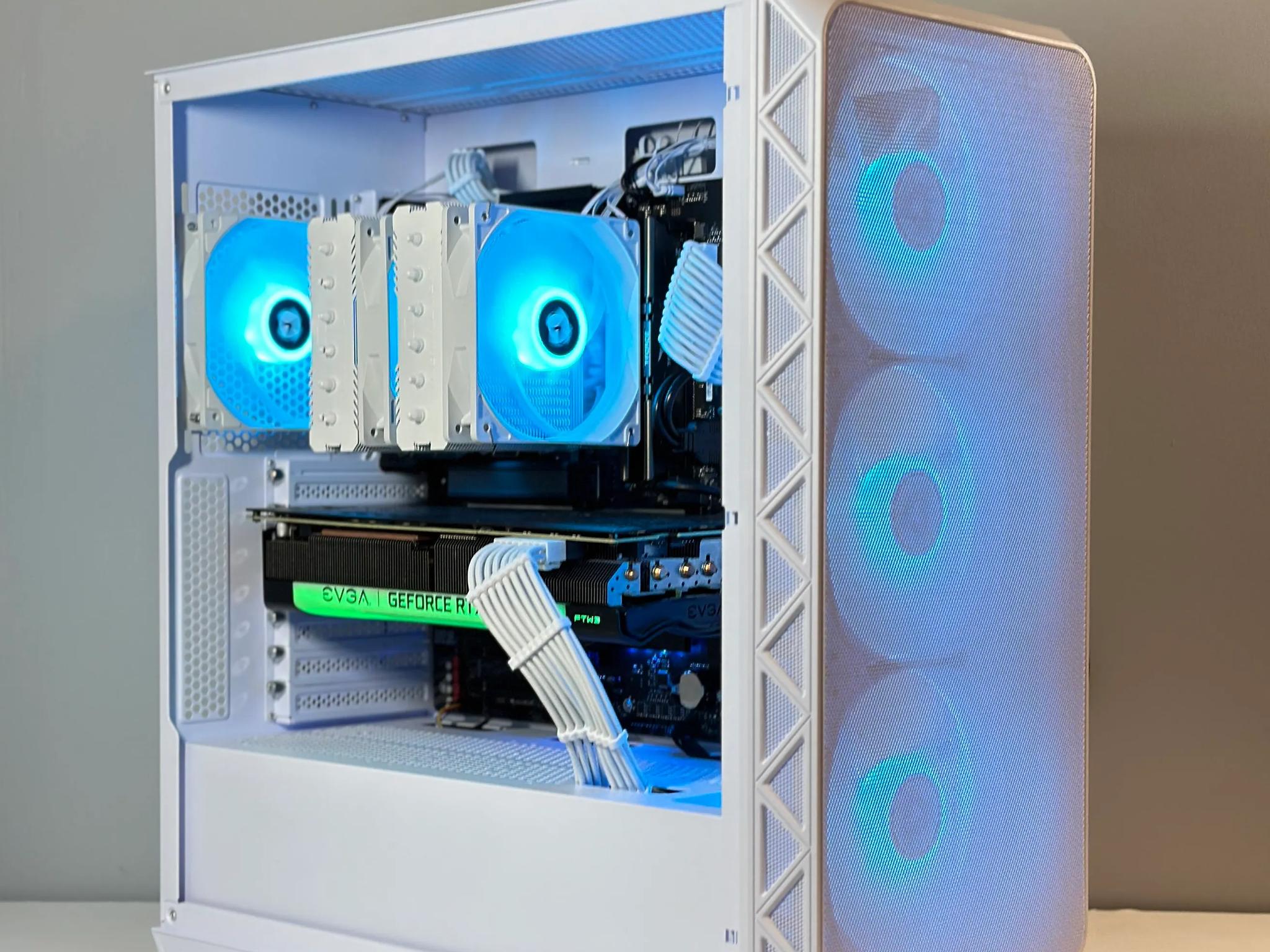 RTX 3070 | Intel i5 12600KF | 32GB RAM | 2TB SSD | Custom White Gaming PC WIFI WIN10