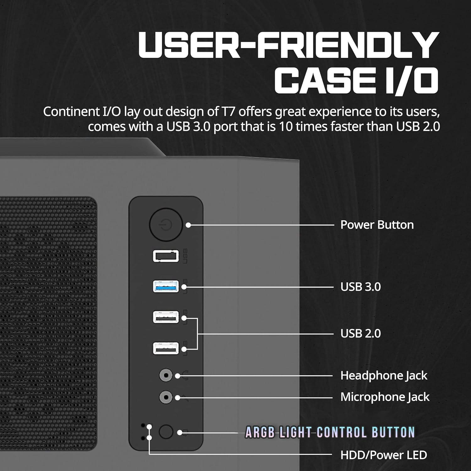💎 Pure Performance Gaming PC - Intel 10-Core, GeForce GTX 1070Ti, 32GB RAM, 512GB M.2 SSD, WIFI
