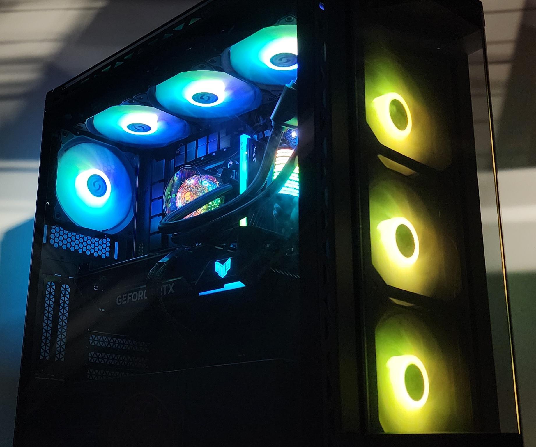 Gaming PC Ryzen 7 7700X 16GB RAM 1TB SSD RTX 4070 Ti 12GB Windows 11 Computer