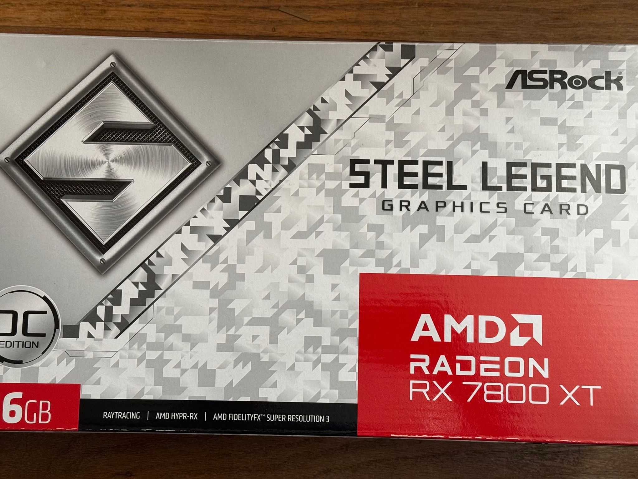 ASRock Radeon RX 7800 XT Steel Legend 16GB GDDR6 OC Graphics Card