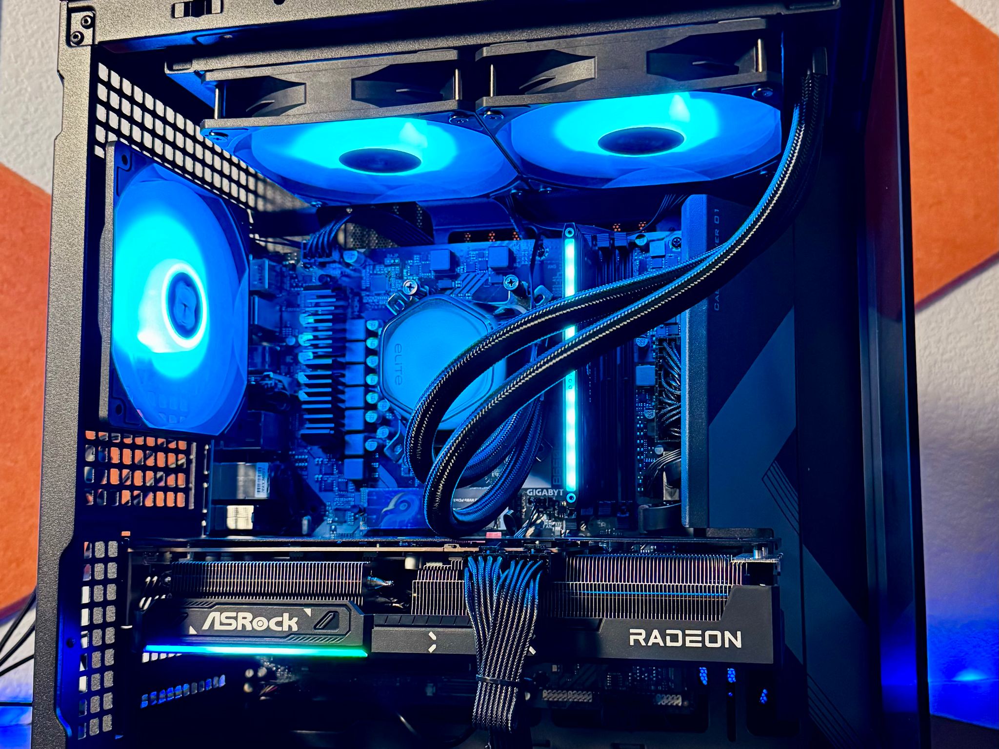🔥 Ryzen 5 7600X + RX 9070 16GB Gaming PC 🚀 1440p ULTRA BEAST ❄️ 240mm Liquid Cooled ✨ Jonsbo D34