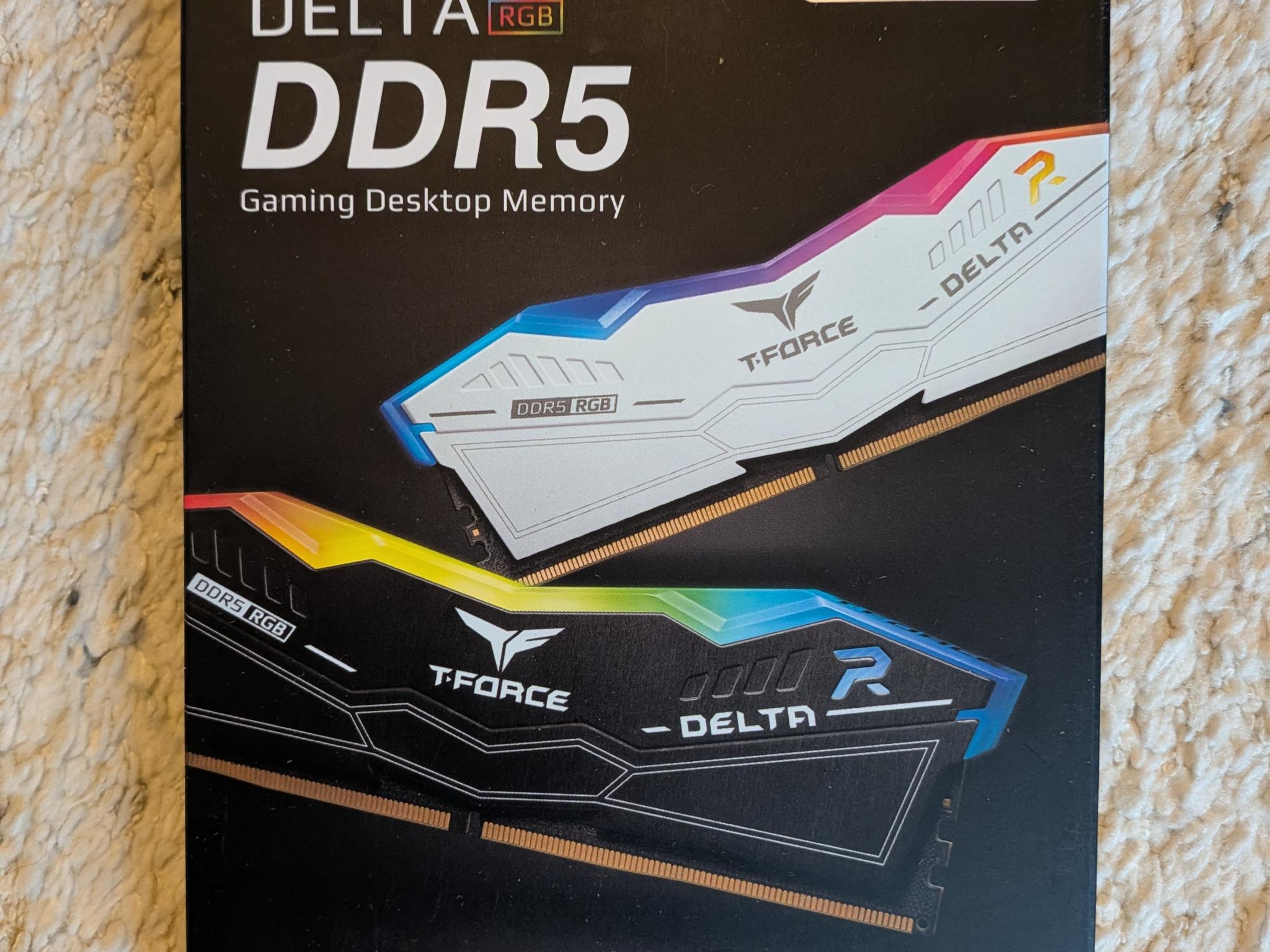 BNIB Team Group T-Force RGB 16GB (2 x 8GB) DDR5 Memory