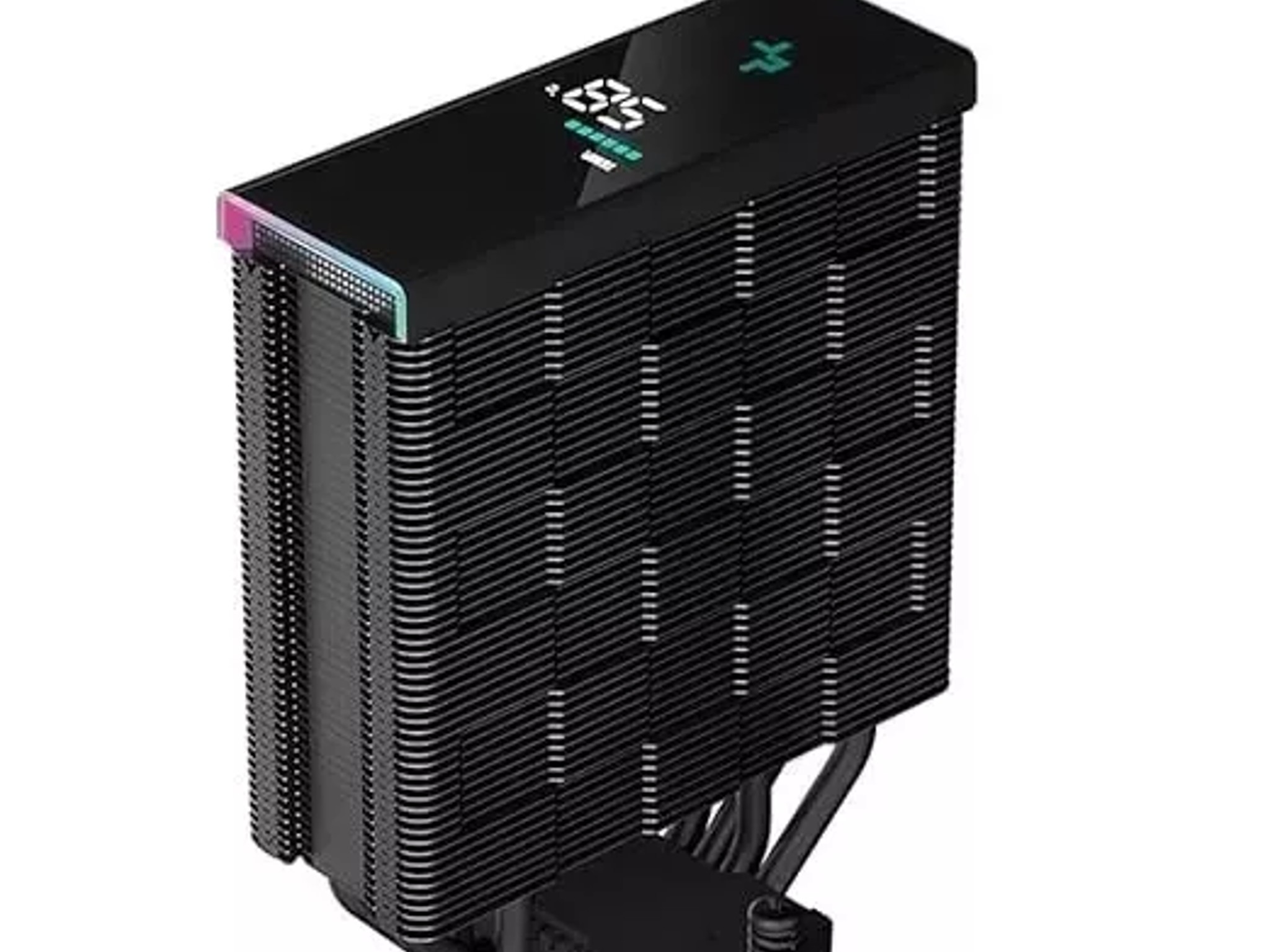 DeepCool AK400 Digital CPU Cooler with Status Display and ARGB LED Strips 120mm Fan - New