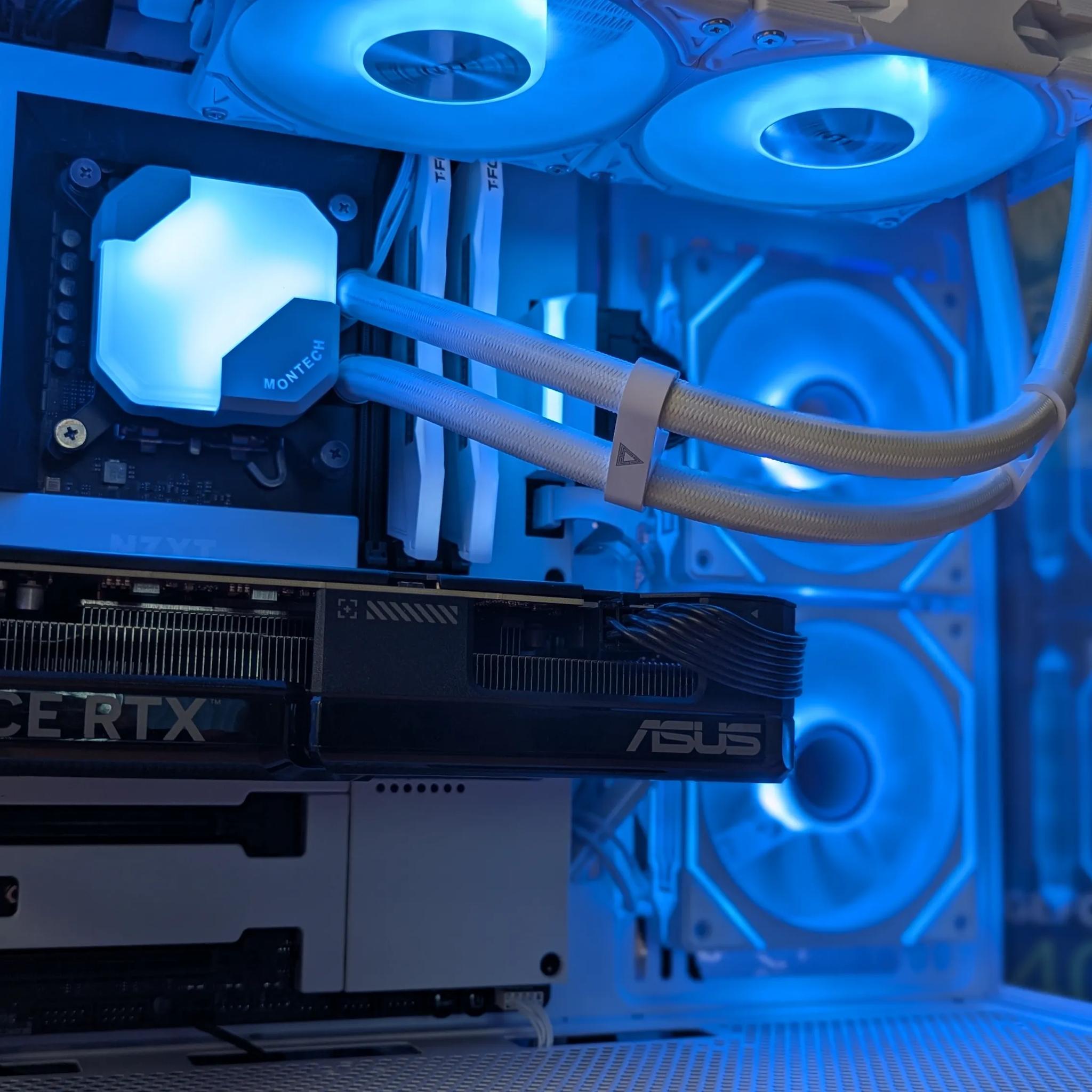 💀 Ghost – 4070 Gaming PC | 13600KF + 32GB DDR5 + NVMe Gen4 ⚡❄️