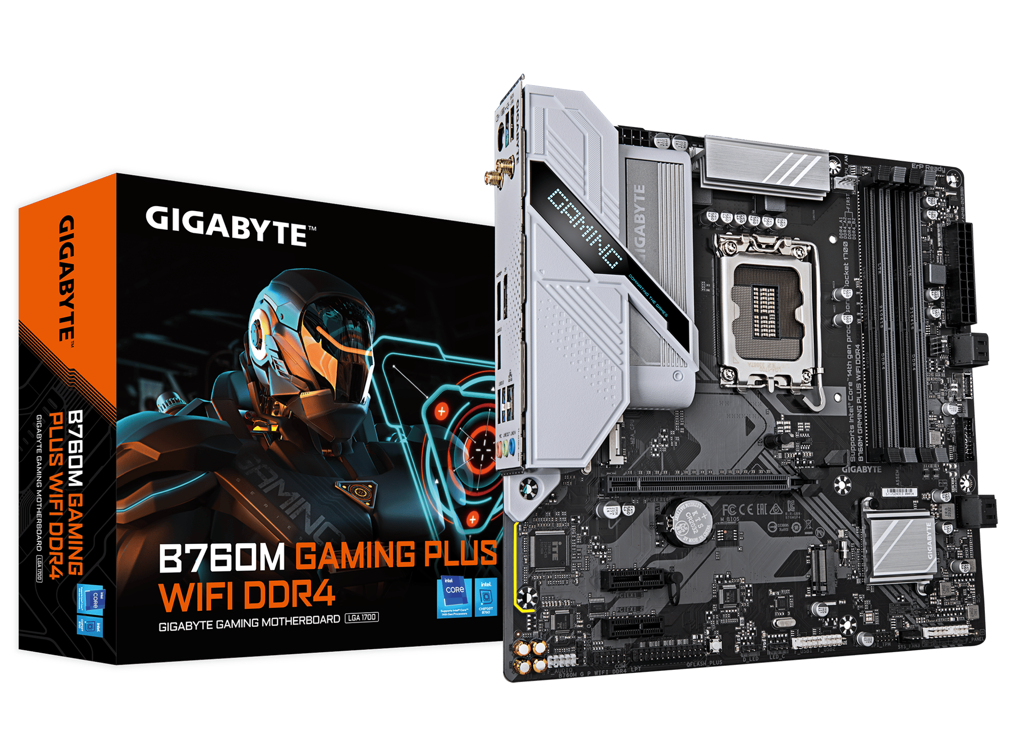 B760M Gaming Plus WiFi DDR4 MATX Motherboard | Open Box