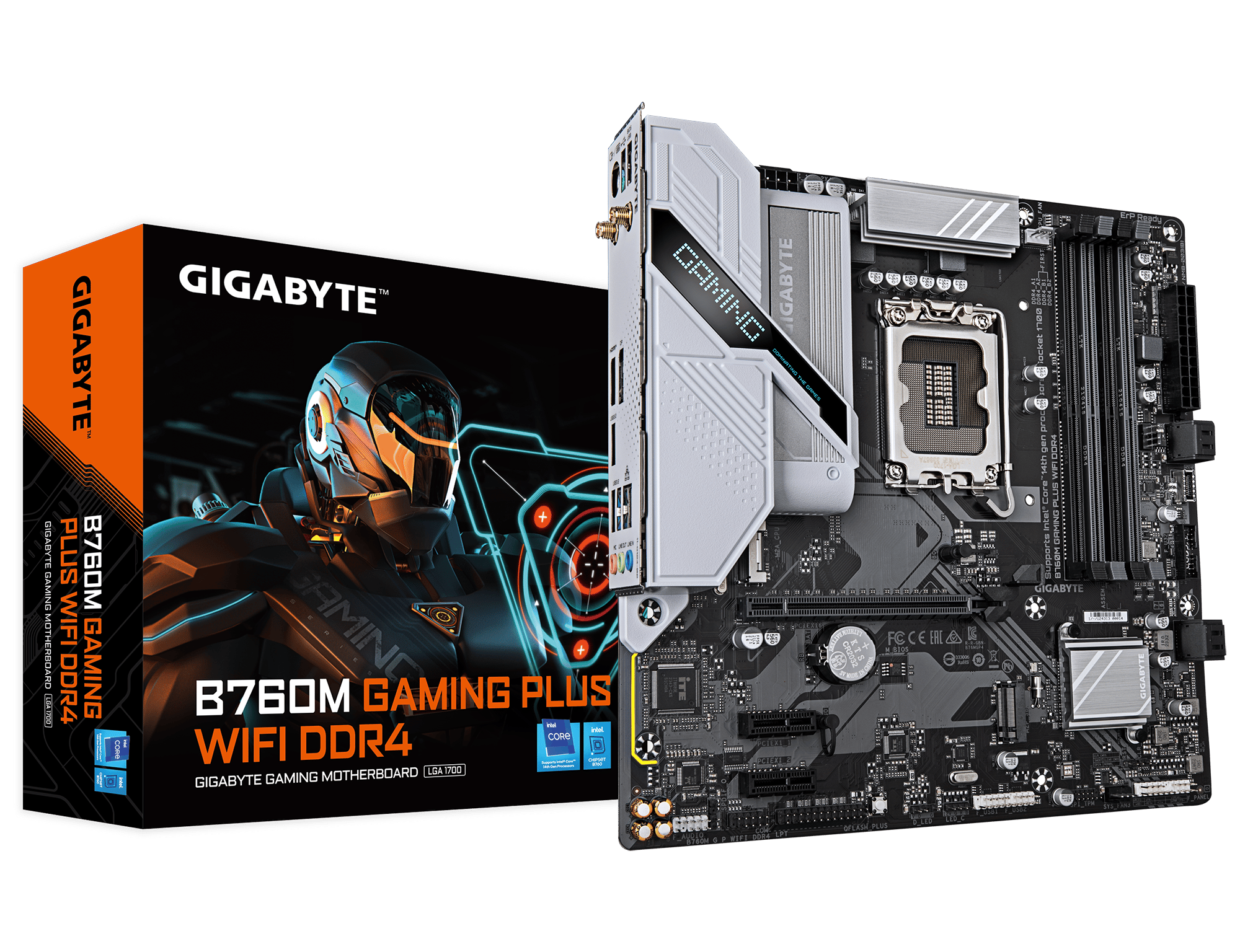 B760M Gaming Plus WiFi DDR4 MATX Motherboard | Open Box