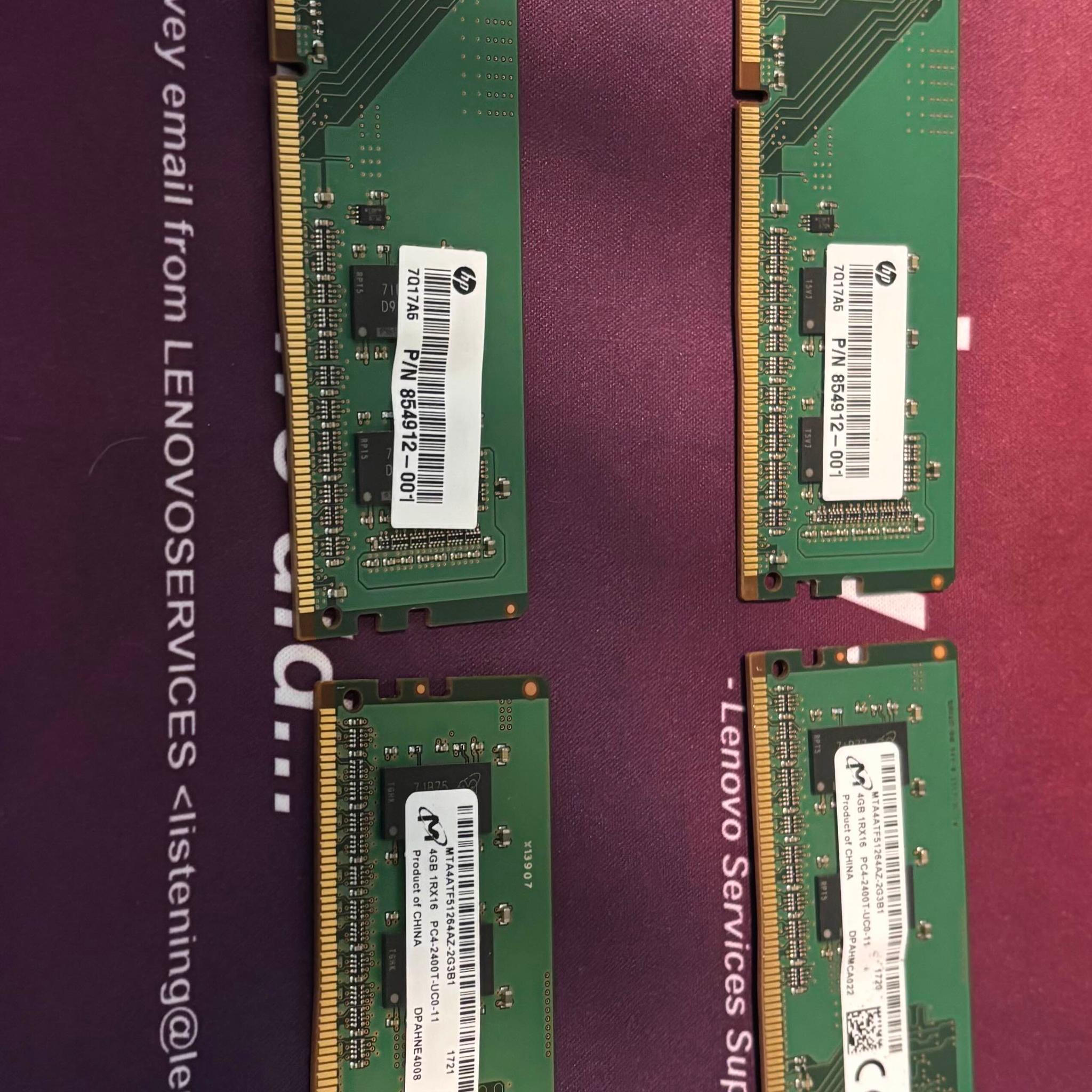Micron 4GB PC4-2400T x 4