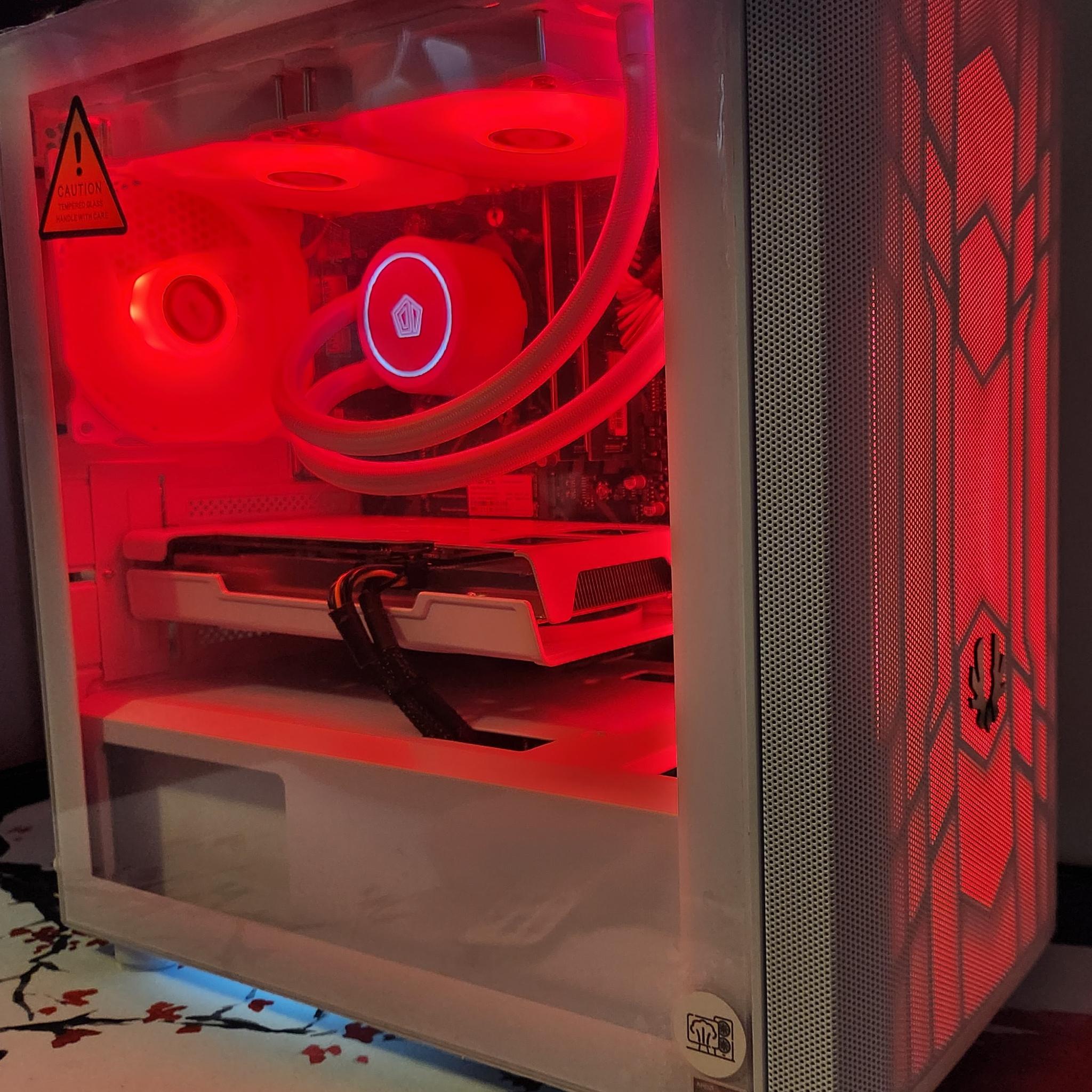 Liquid Cooled Frosty RIG Ryzen 5 / 32GB / 1TB SSD / RX 6600