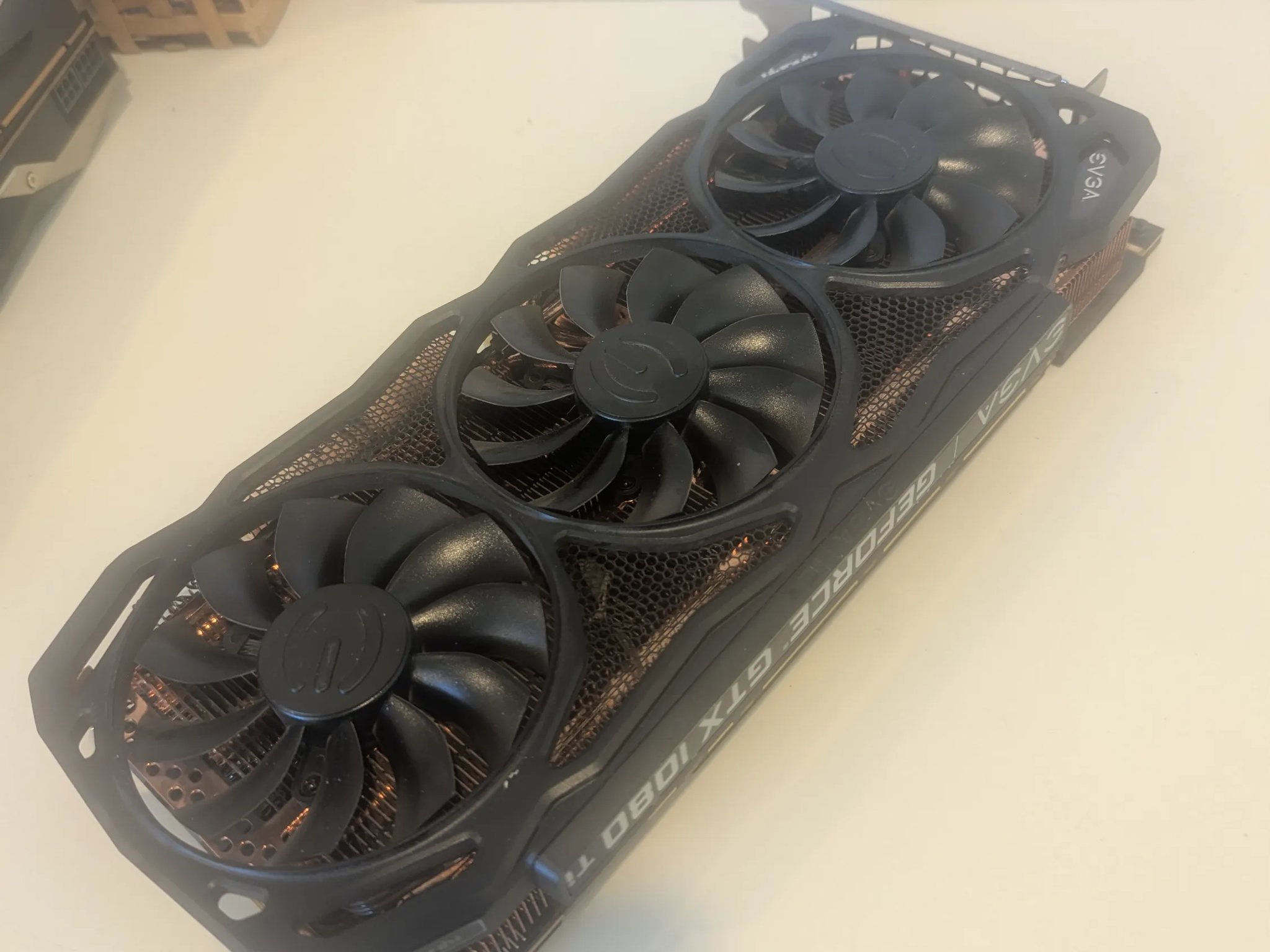 EVGA GEFORCE GTX 1080Ti installed once never used.