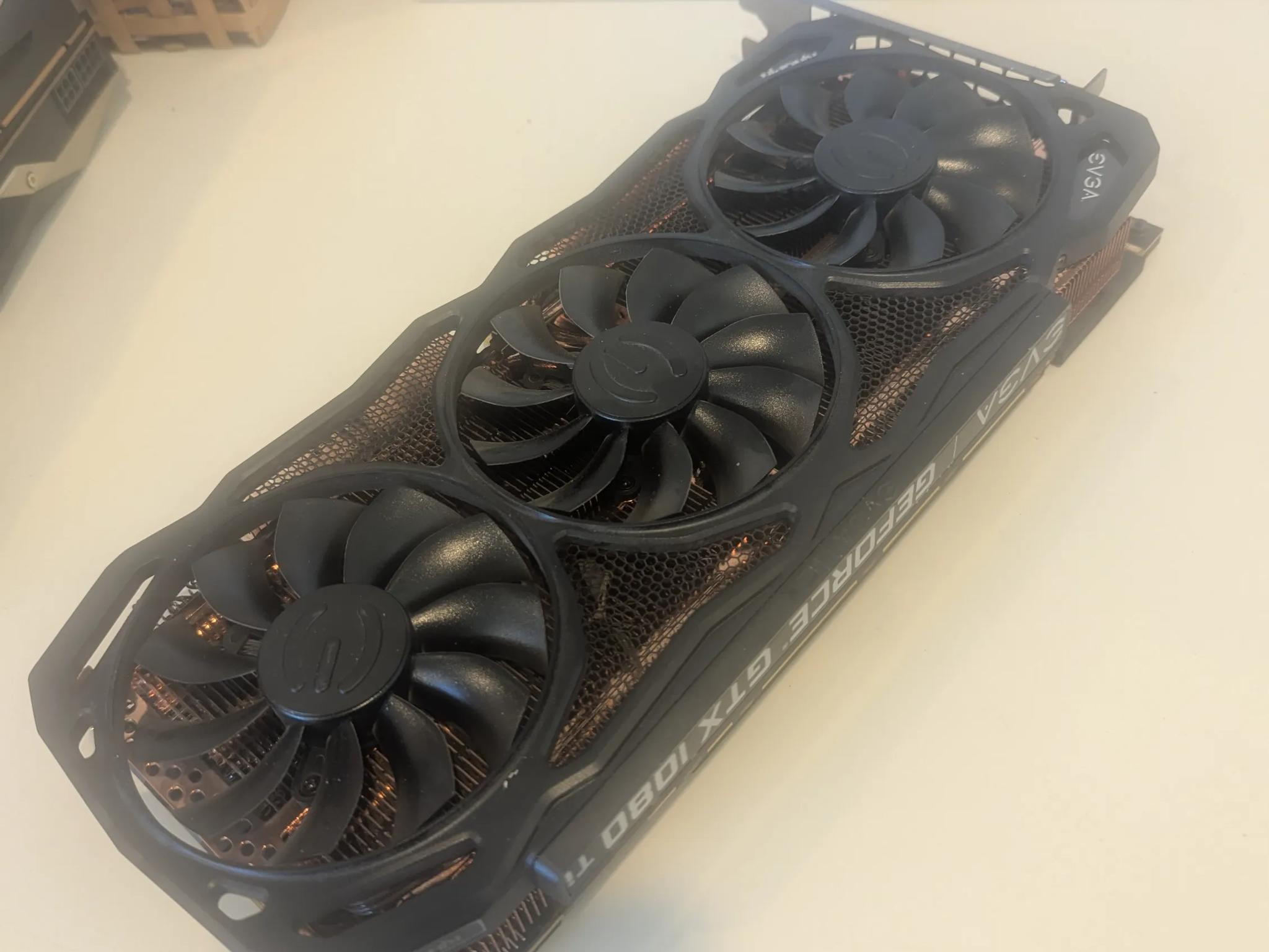 EVGA GEFORCE GTX 1080Ti installed once never used.