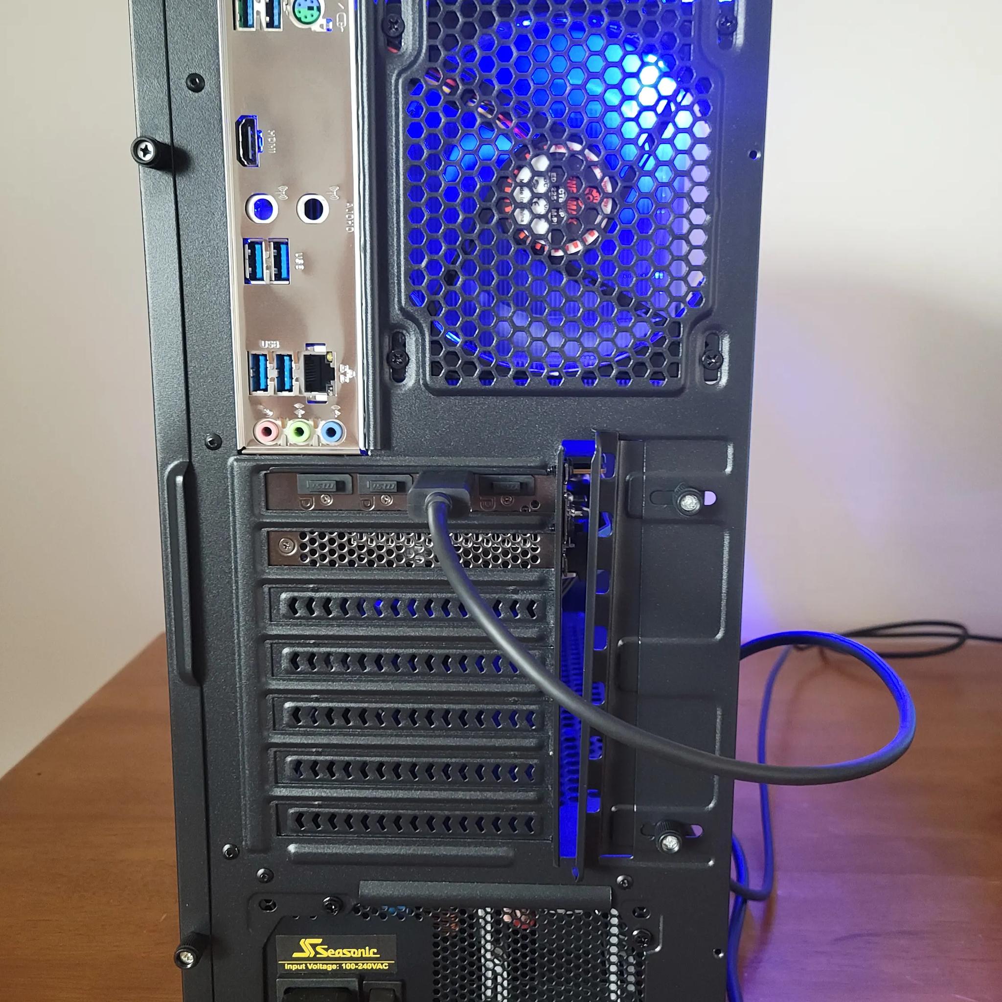 Budget 1080P PC, Ryzen 5 5600x, RX6600XT, 1TB M.2, 16GB 3000mhz RAM, 650W 80+ Gold PSU+ 24" Monitor