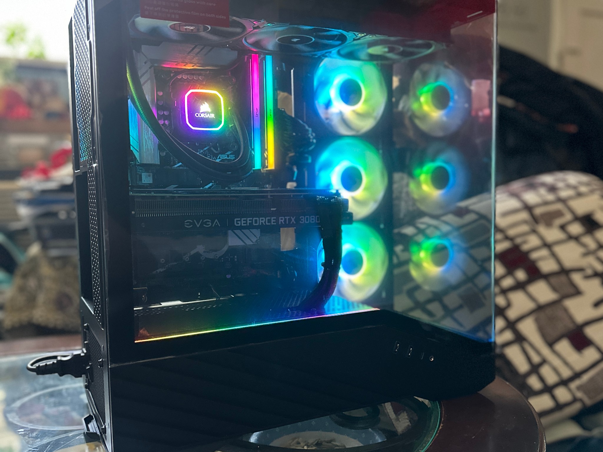 RTX 3080 // i7-12700K // 32GB RGB DDR5 // 1TB SSD // High End // Custom All-Black Gaming PC