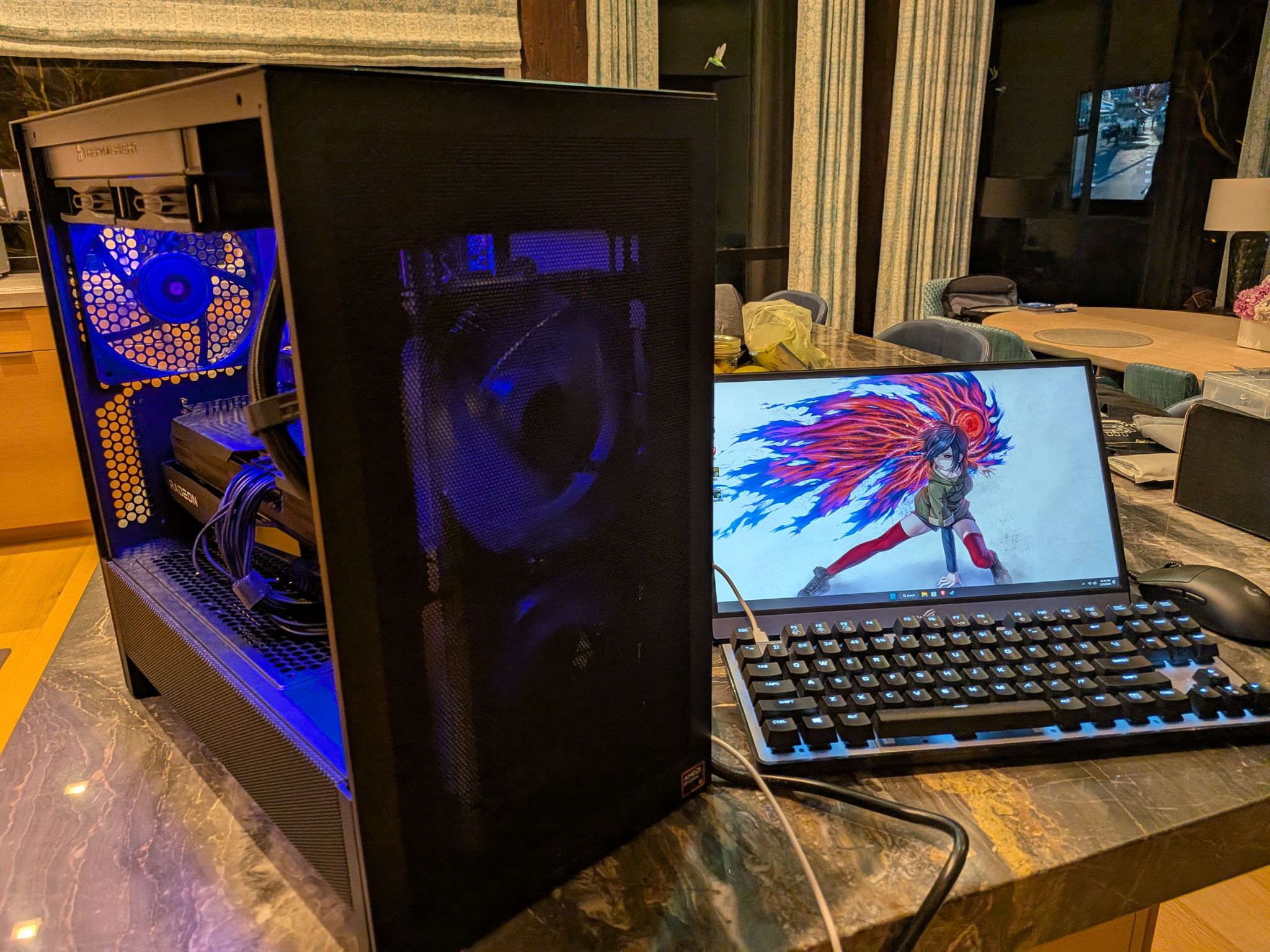 4K Ghoul - RX 9070 XT, Ryzen 5 9600X, 64 GB DDR5, 2 TB Gen 4 NVME, RGB, Liquid Cooled