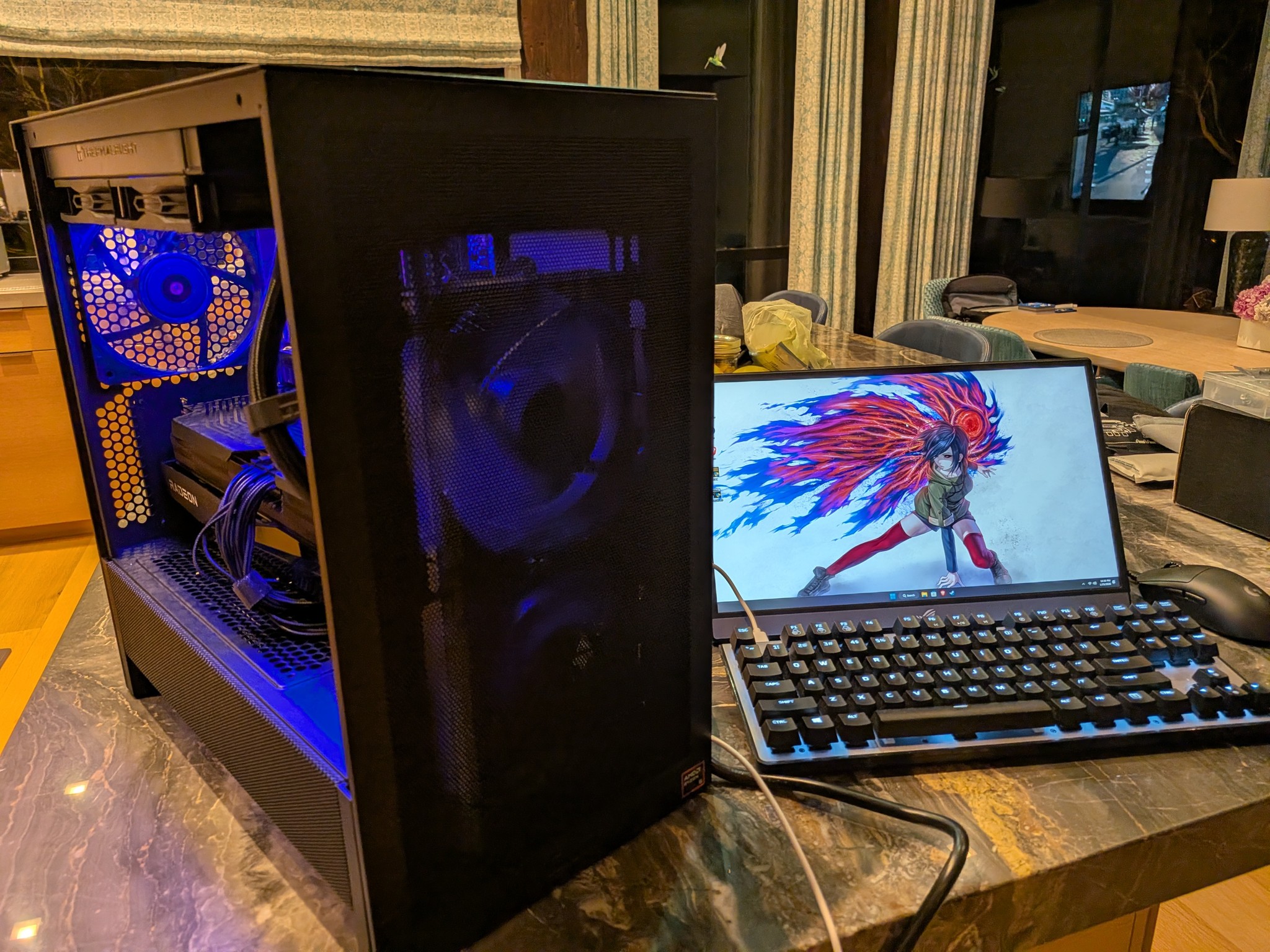 4K Ghoul - RX 9070 XT, Ryzen 5 9600X, 64 GB DDR5, 2 TB Gen 4 NVME, RGB, Liquid Cooled