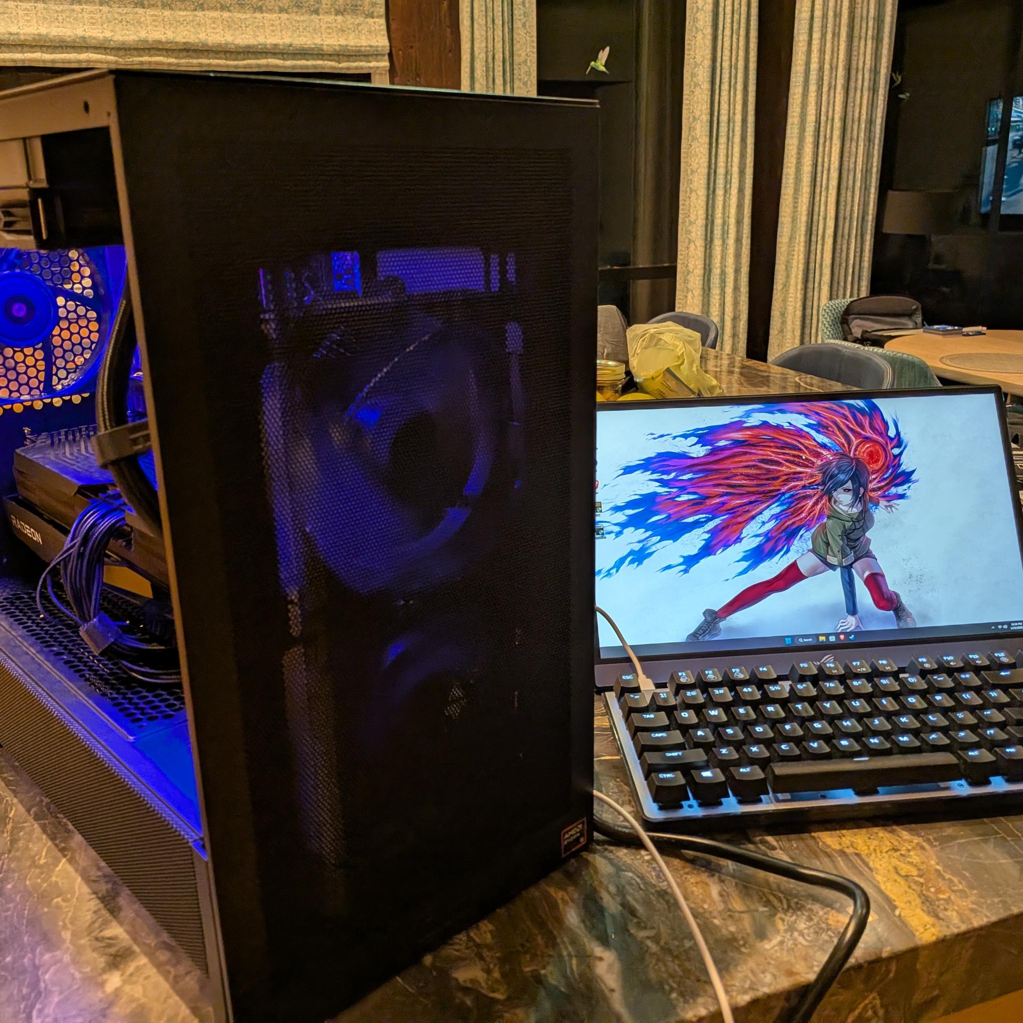4K Ghoul - RX 9070 XT, Ryzen 5 9600X, 64 GB DDR5, 2 TB Gen 4 NVME, RGB, Liquid Cooled
