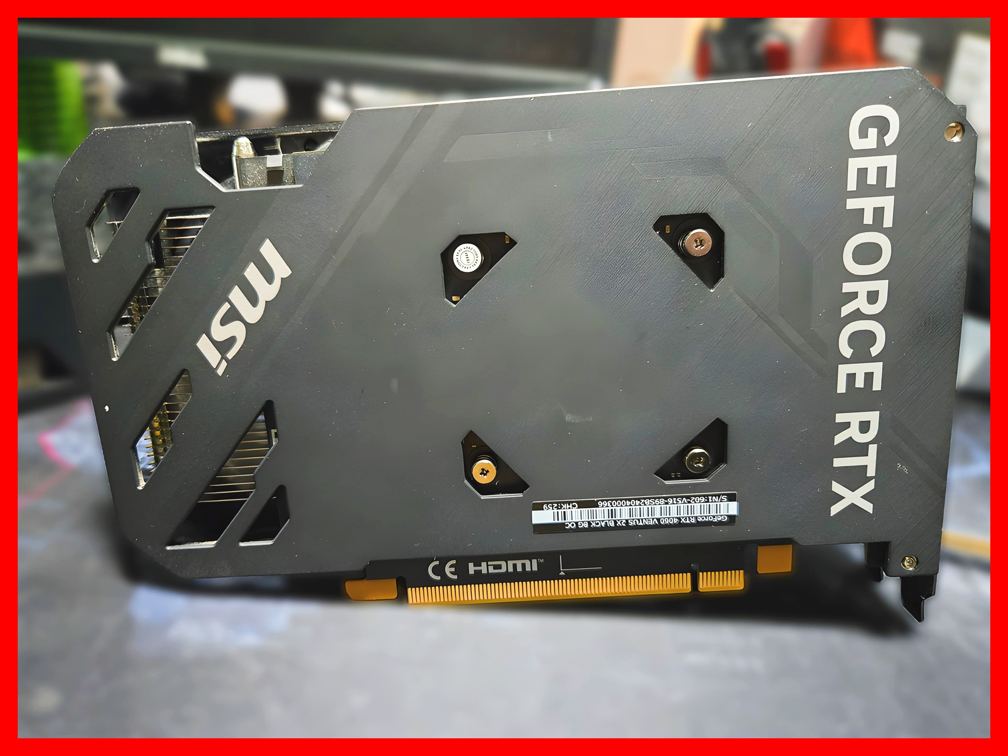 🔥 MSI GeForce RTX 4060 VENTUS 2X BLACK 8G OC Graphics Card – 8GB GDDR6 | DLSS 3 | Ray Tracing |