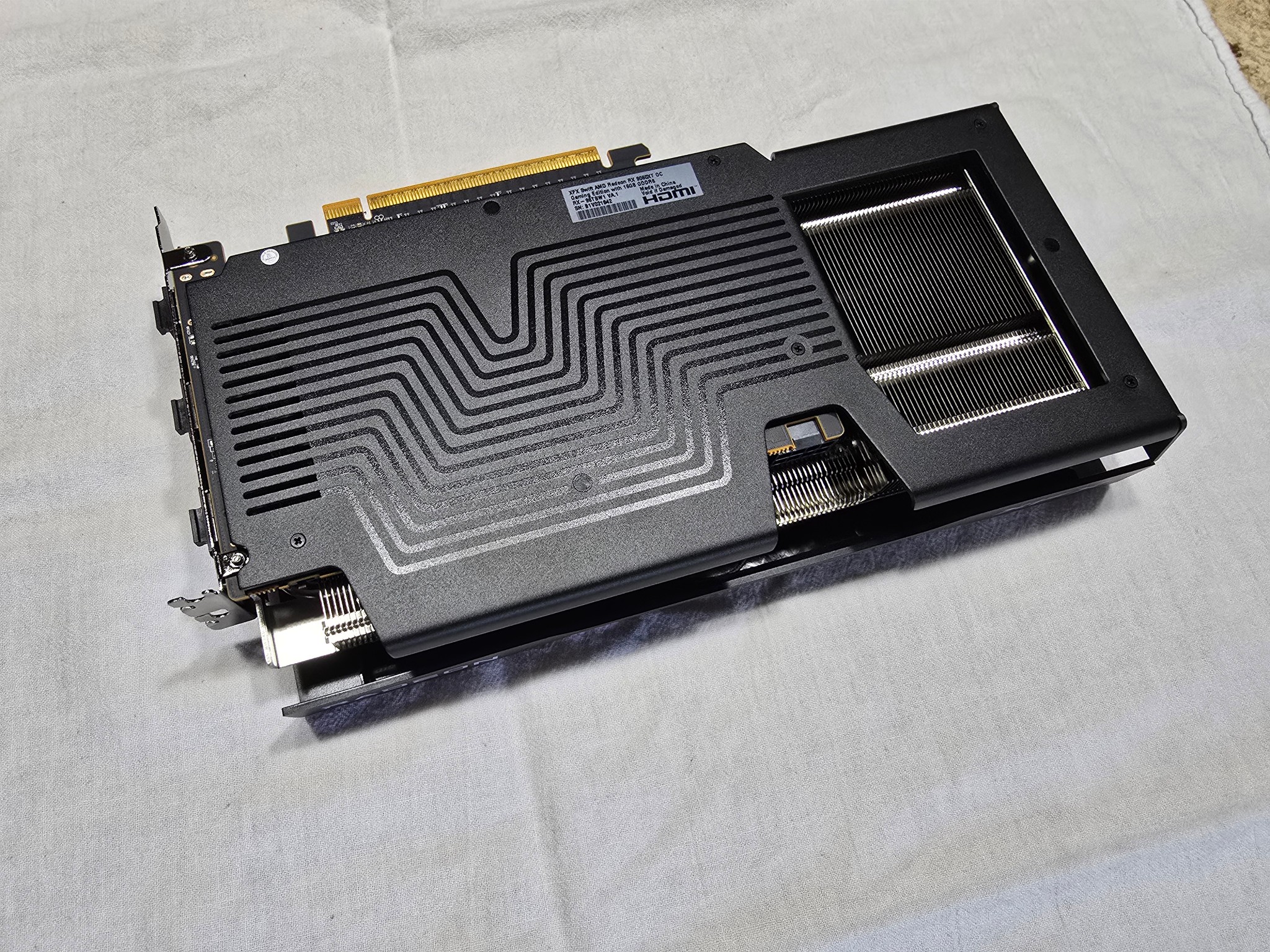 XFX Swift AMD Radeon RX 9060 XT OC Gaming Edition with 16GB GDDR6 HDMI 2xDP