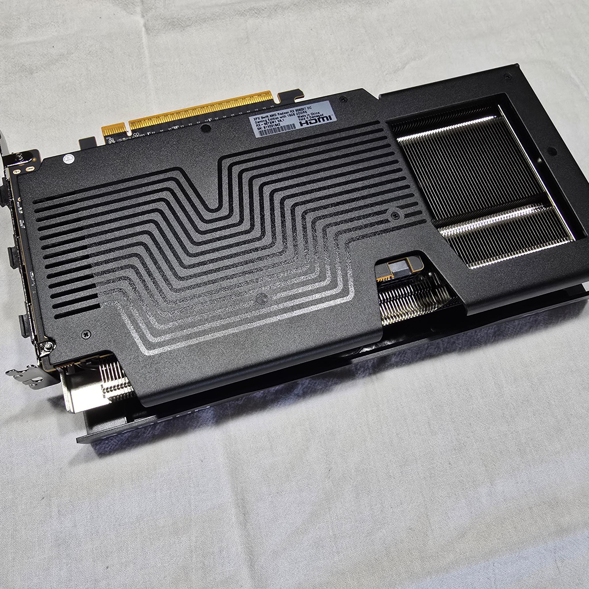 XFX Swift AMD Radeon RX 9060 XT OC Gaming Edition with 16GB GDDR6 HDMI 2xDP