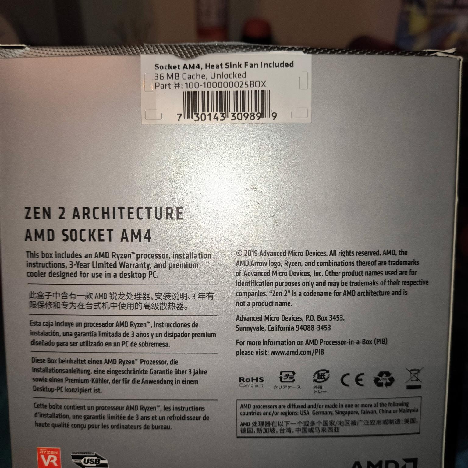 Used CPU with cooler