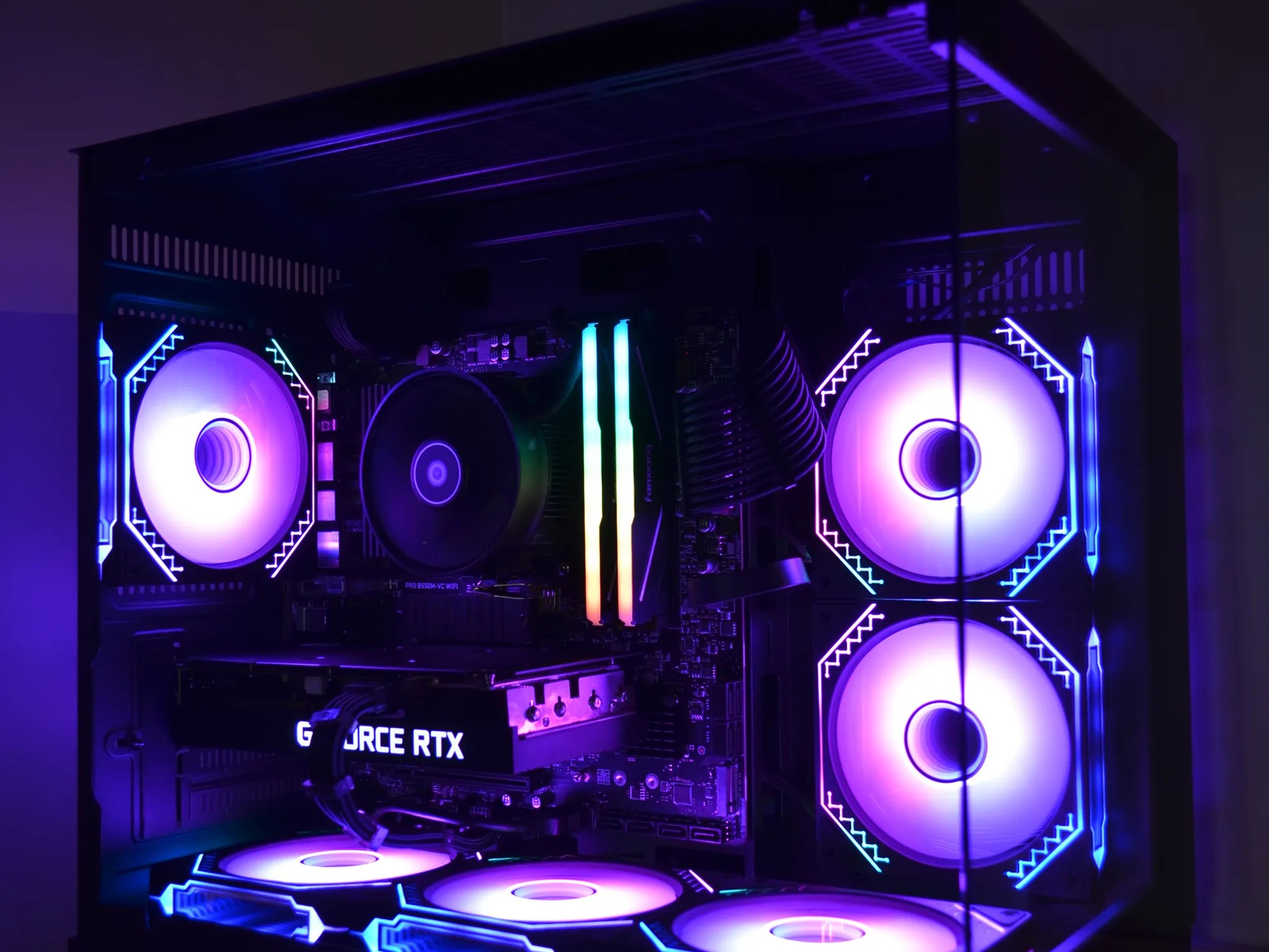 👾Dark knight⚔️ RTX 3060Ti - Ryzen 5 5500 - 1tb NVMe SSd - 16gb 3600Mhz RAM