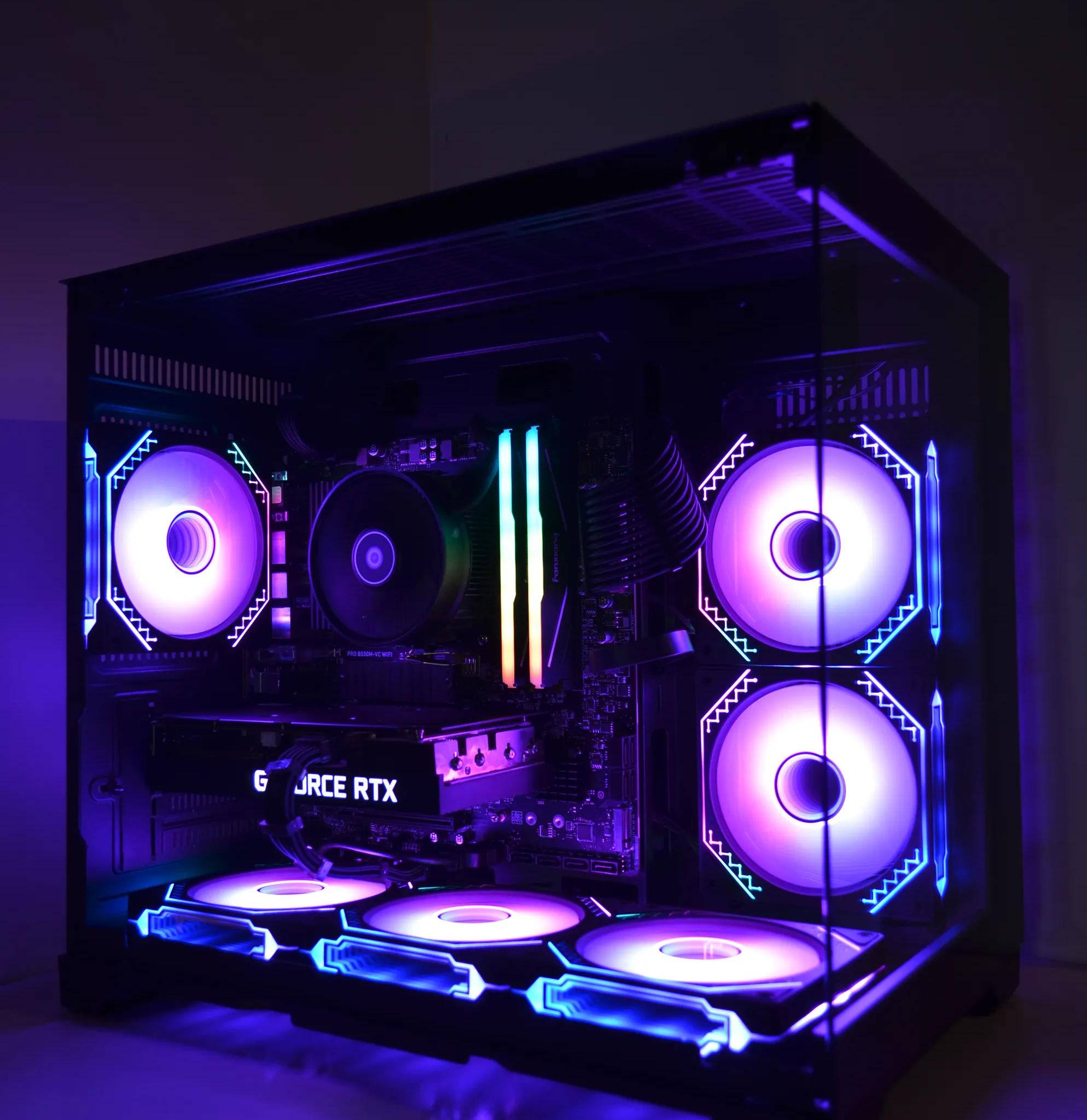 👾Dark knight⚔️ RTX 3060Ti - Ryzen 5 5500 - 1tb NVMe SSd - 16gb 3600Mhz RAM