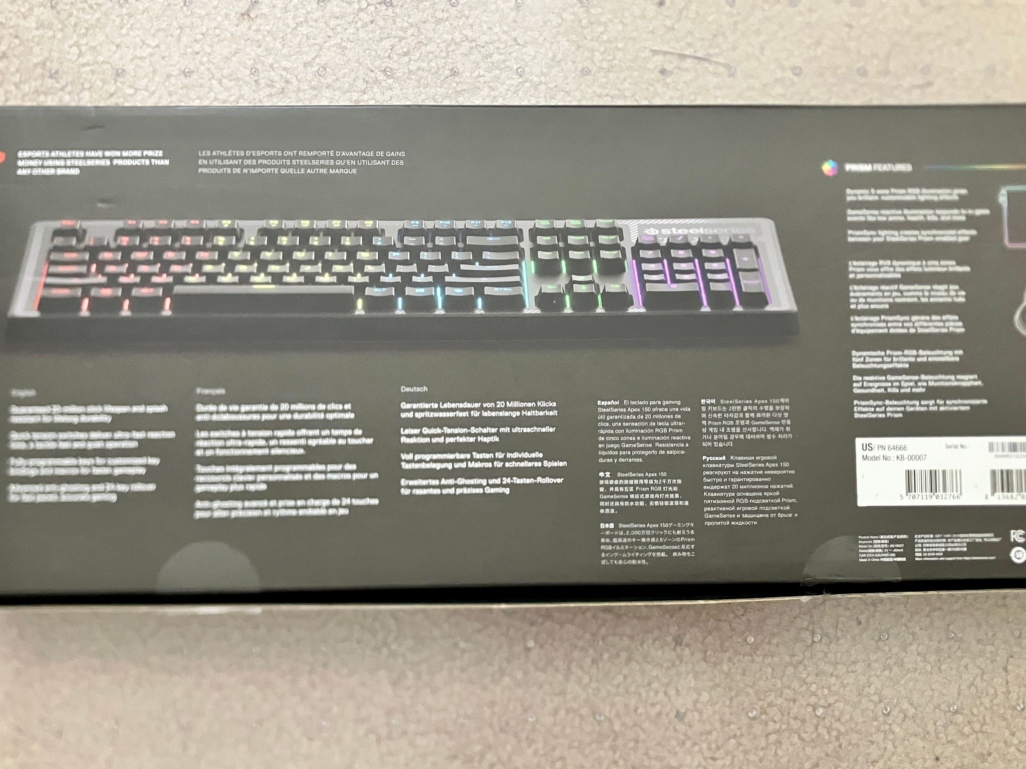 Gaming keyboard