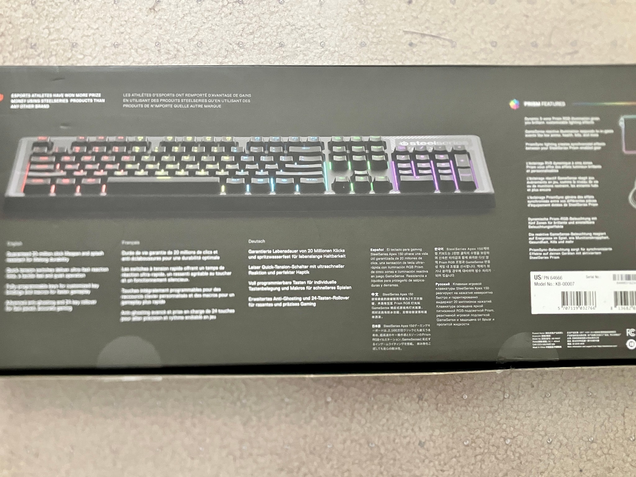 Gaming keyboard