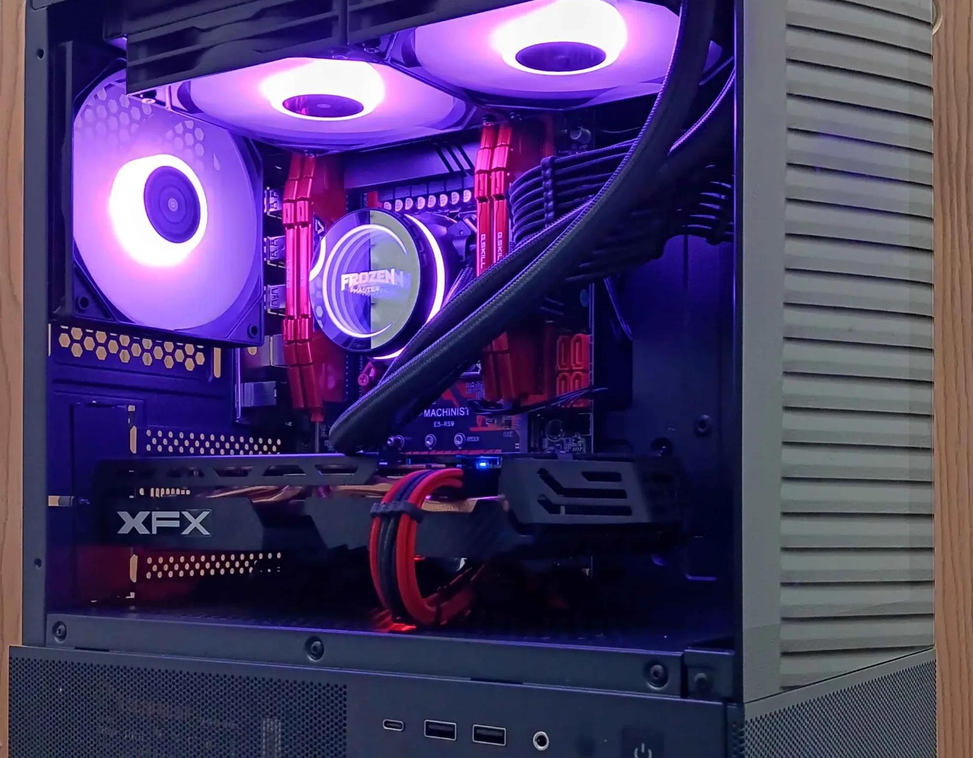 🟣GAMING PC🟣| RX 580 8GB |14-Core INTEL XEON | 16GB DDR4 RAM | 2.25TB Storage| WINDOWS 10