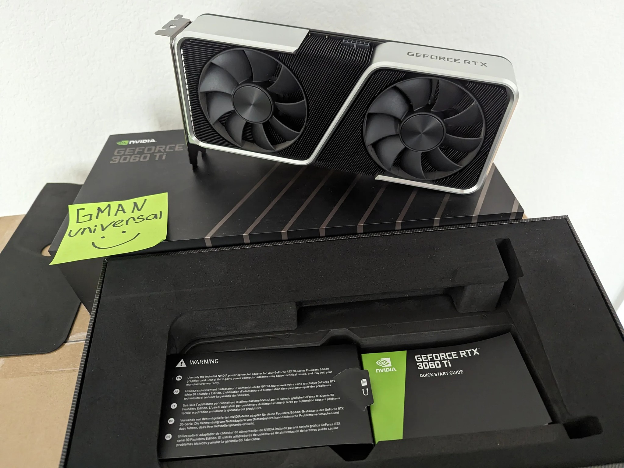 NVIDIA - GeForce RTX 3060 Ti 8GB GDDR6 PCI Express 4.0 Graphics Card - Titanium/Black