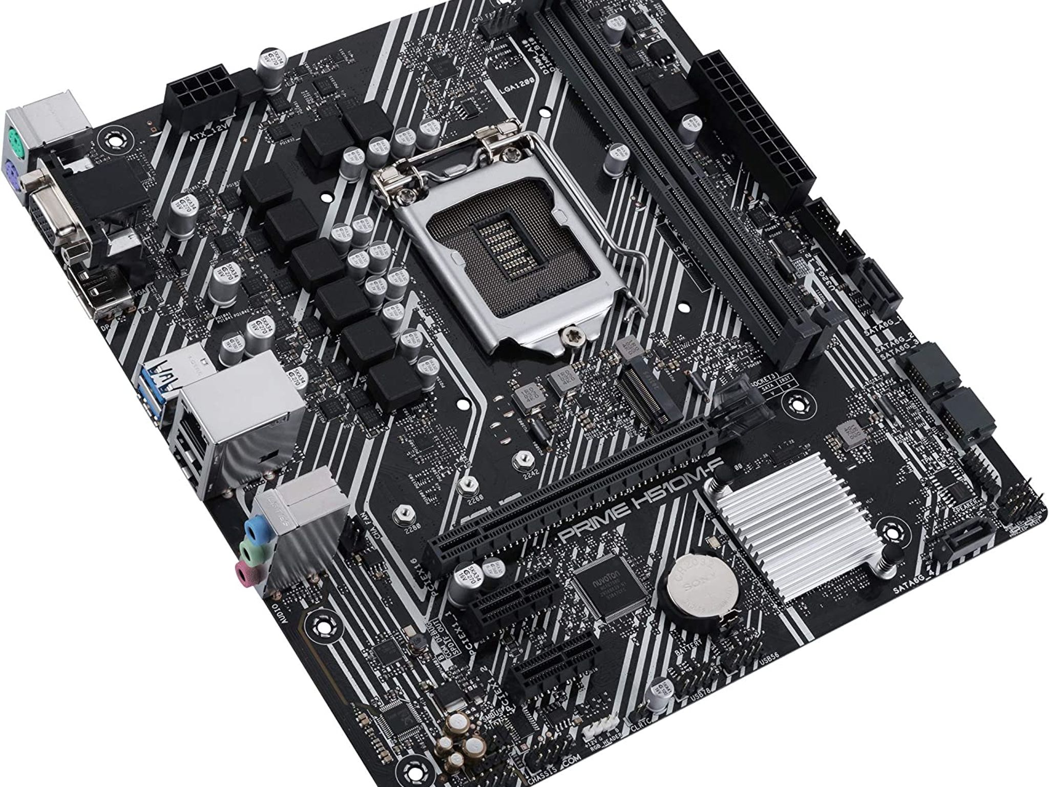 ASUS PRIME H510M-E Intel H510 LGA 1200 MicroATX DDR4 Desktop Motherboard