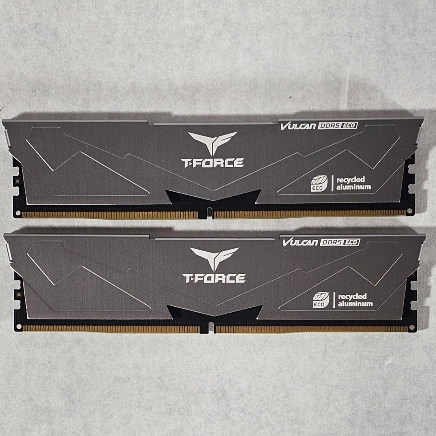 32GB DDR5 (2x16GB) CL30 6000MT/s T-Force Vulcan