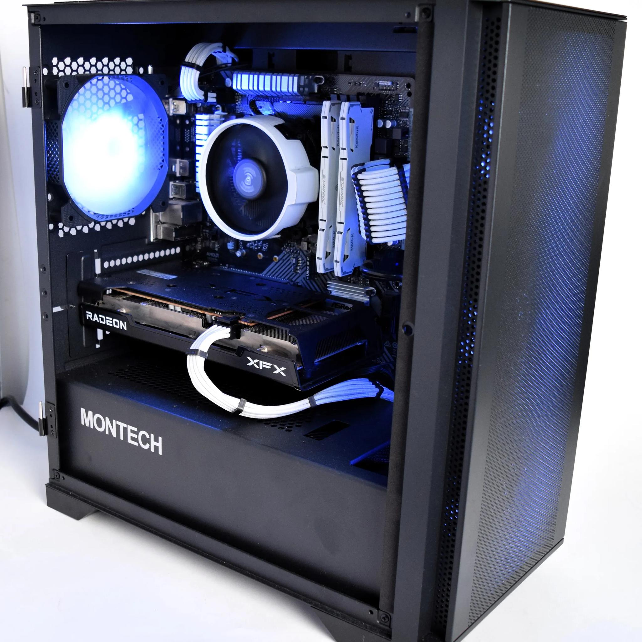 Fresh Build! Ryzen 5 3600 | XFX 6600 8gb (New) | 16gb Ram | 512 gb Storage | Montech Air 100 (New)