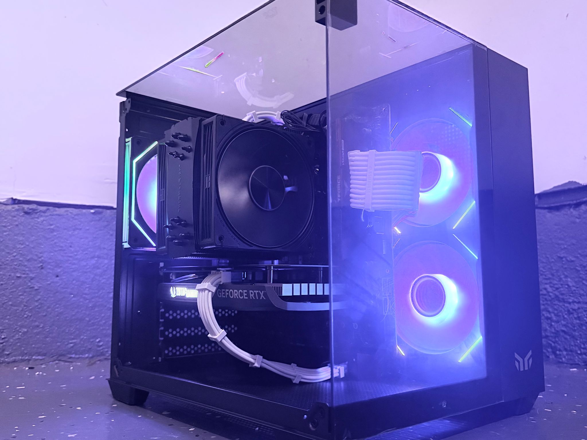 ⚫️"Obsidian Frost"❄️ | 1440p Gaming | RTX 4060 | i5 14400F | 16GB DDR5 | 1TB SSD | Free Shipping