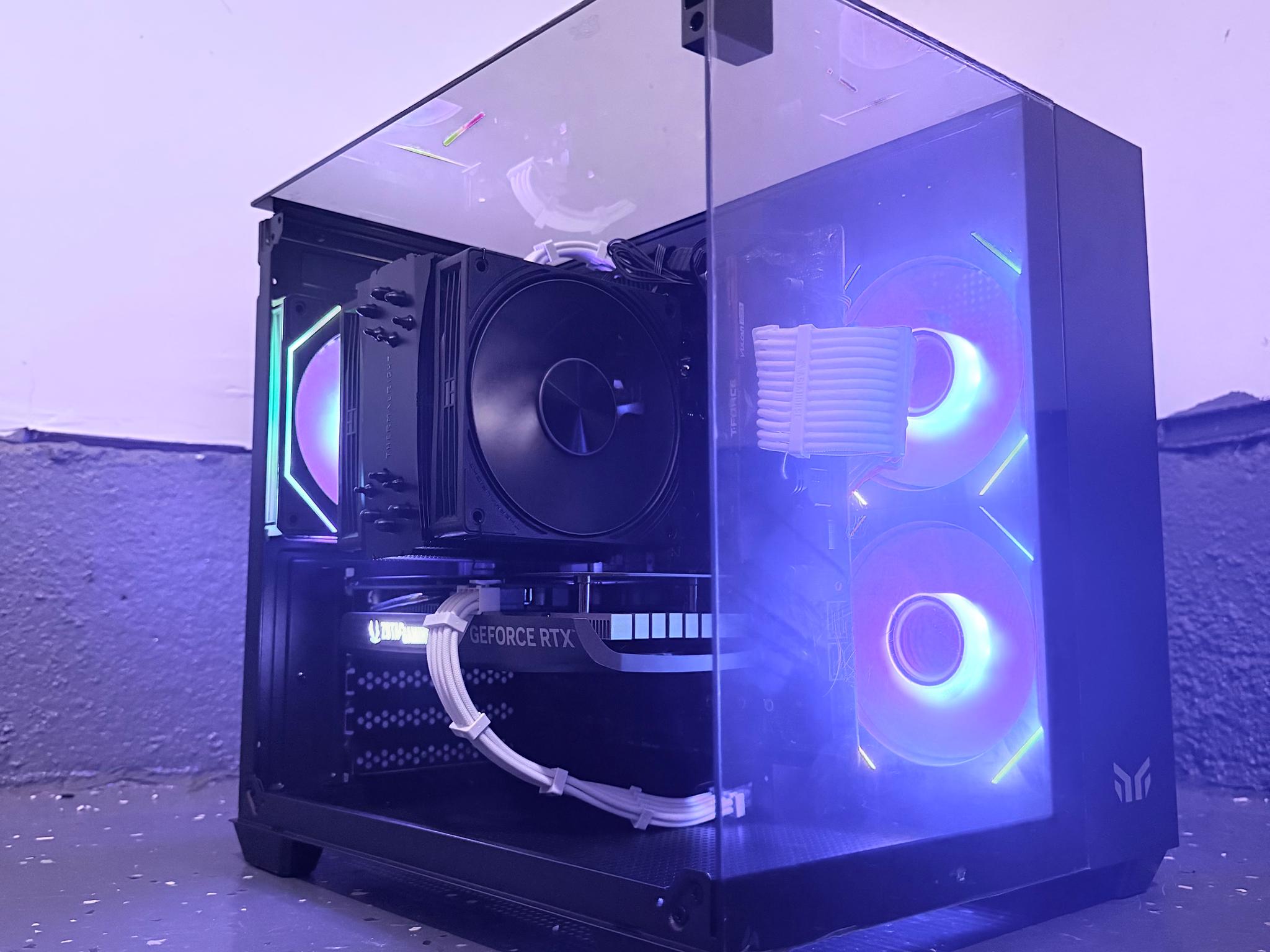 ⚫️"Obsidian Frost"❄️ | 1440p Gaming | RTX 4060 | i5 14400F | 16GB DDR5 | 1TB SSD | Free Shipping
