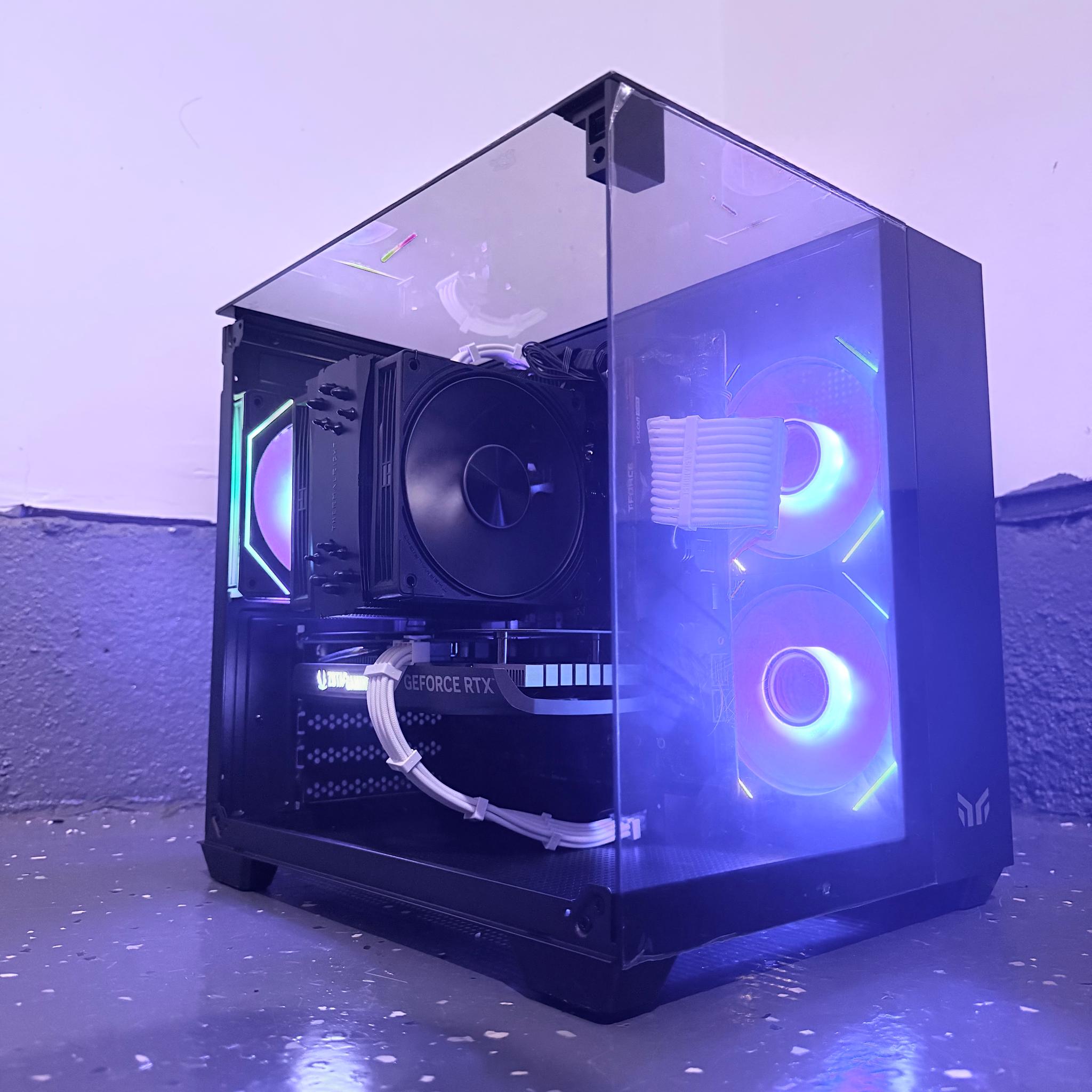 ⚫️"Obsidian Frost"❄️ | 1440p Gaming | RTX 4060 | i5 14400F | 16GB DDR5 | 1TB SSD | Free Shipping