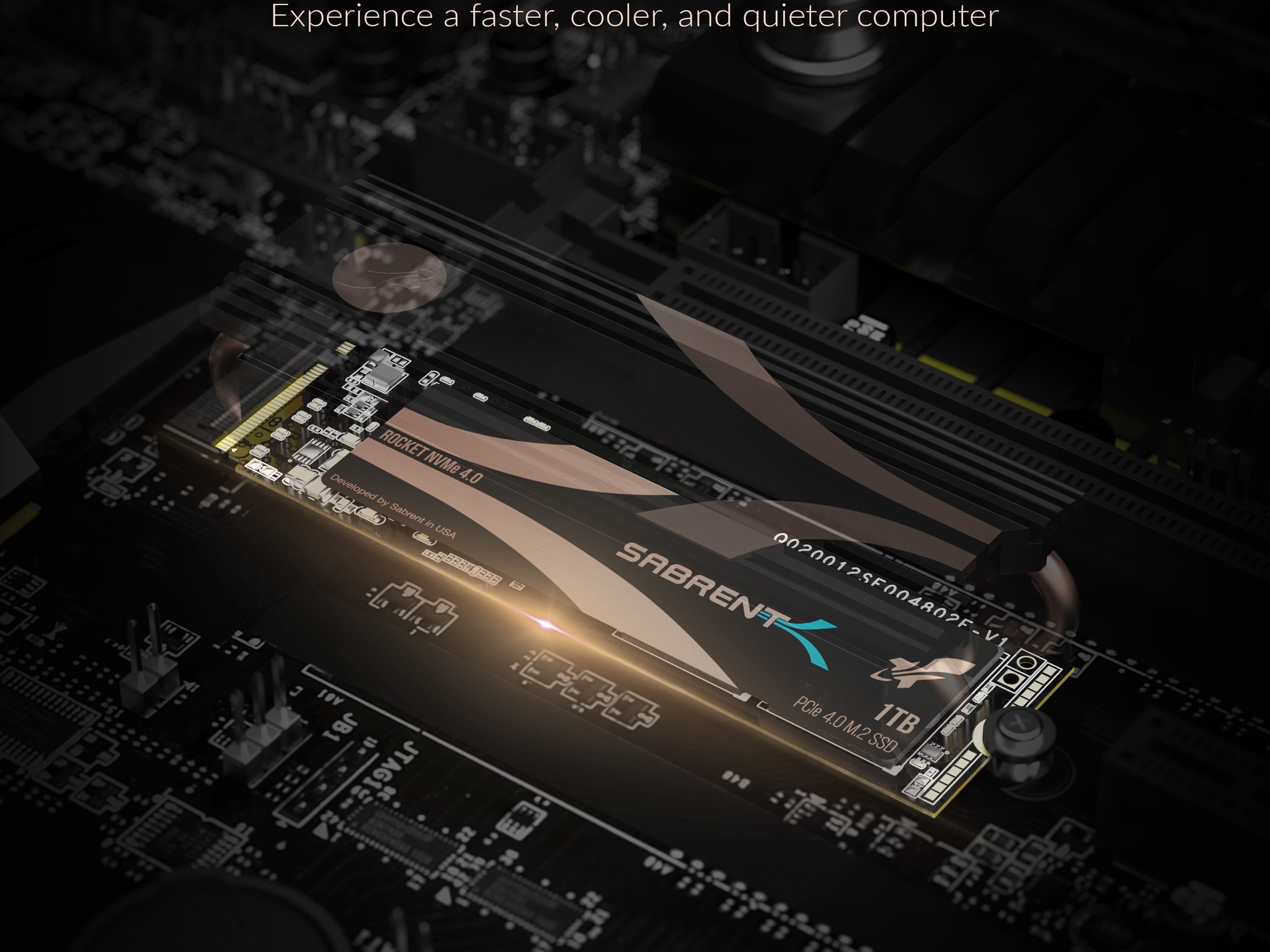 SABRENT 1TB Rocket Nvme PCIe 4.0 M.2 2280 SSD Maximum Performance Solid State Drive (Latest Version)